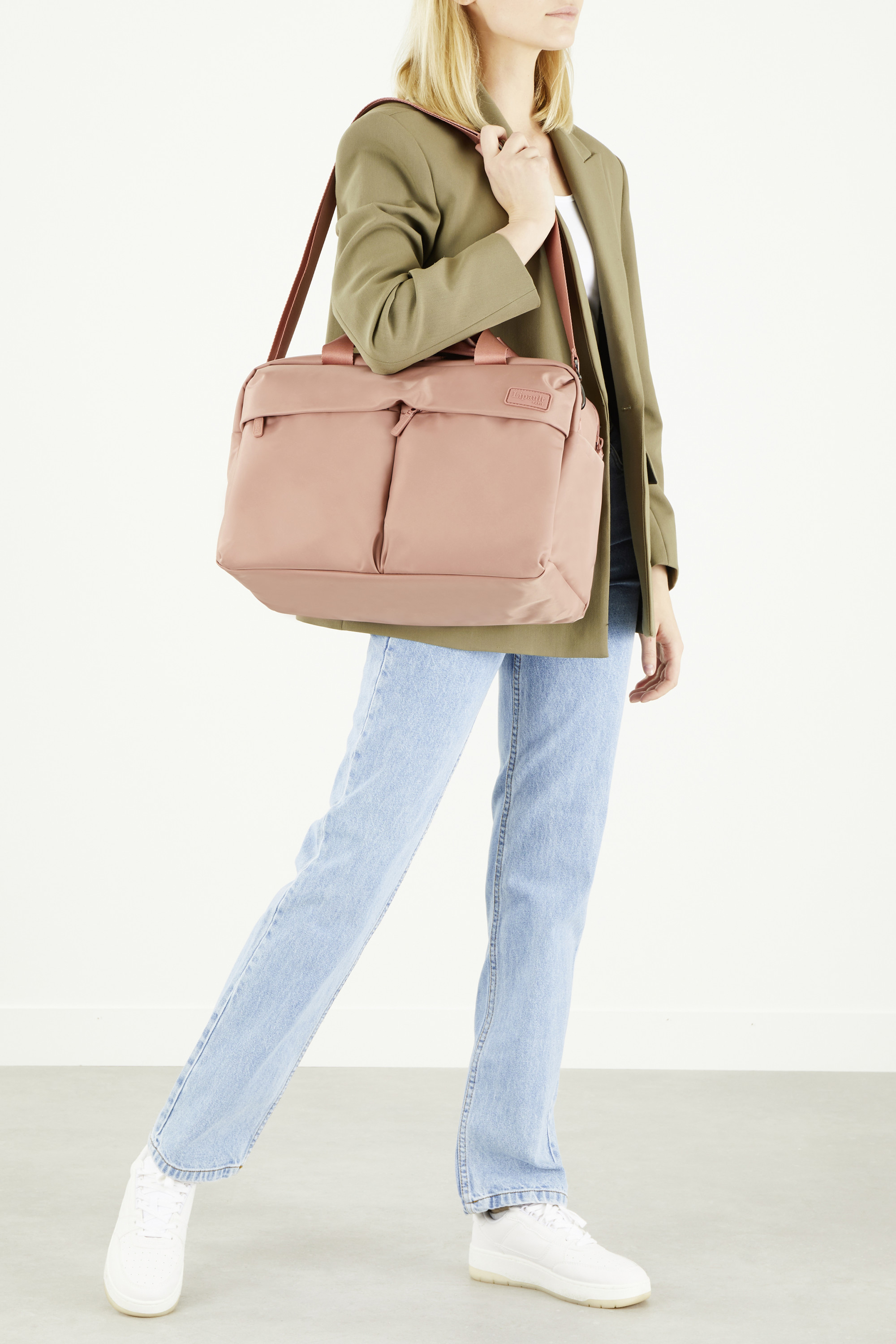 City plume sac de voyage taille s LIPAULT PARIS Rose