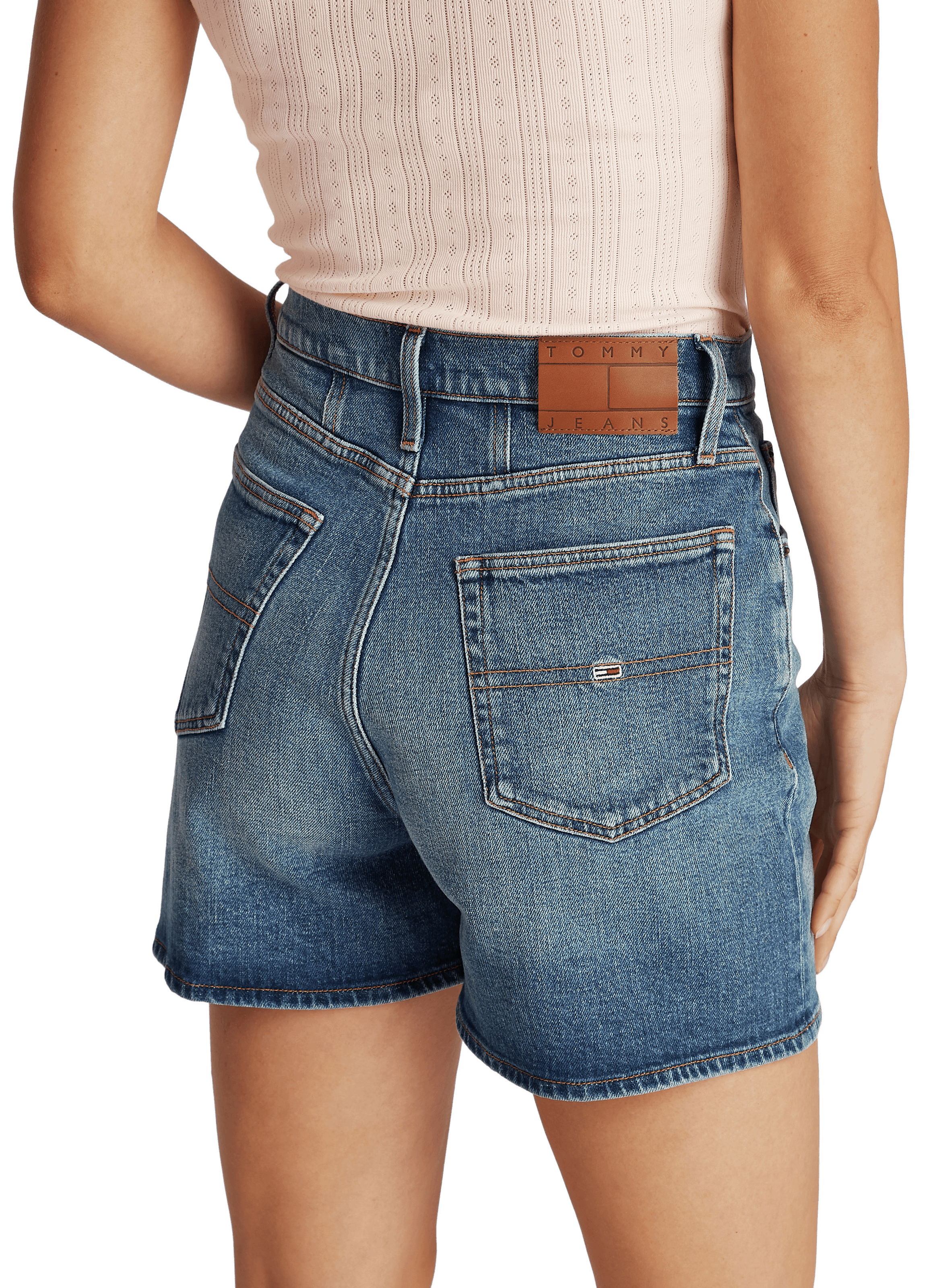 Short mom en jean TOMMY HILFIGER Bleu