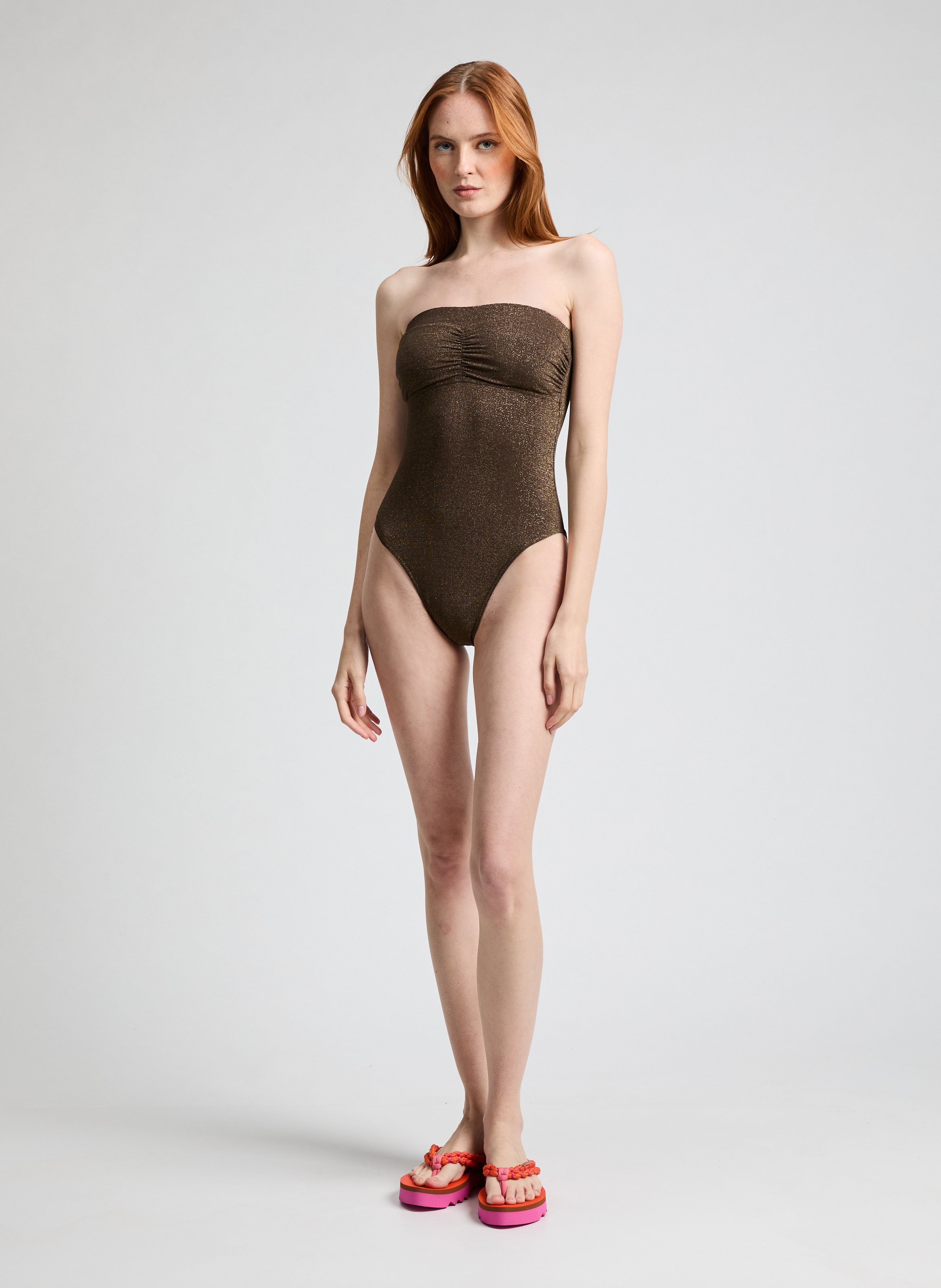 Bella leather handbag BANANA MOON Brown