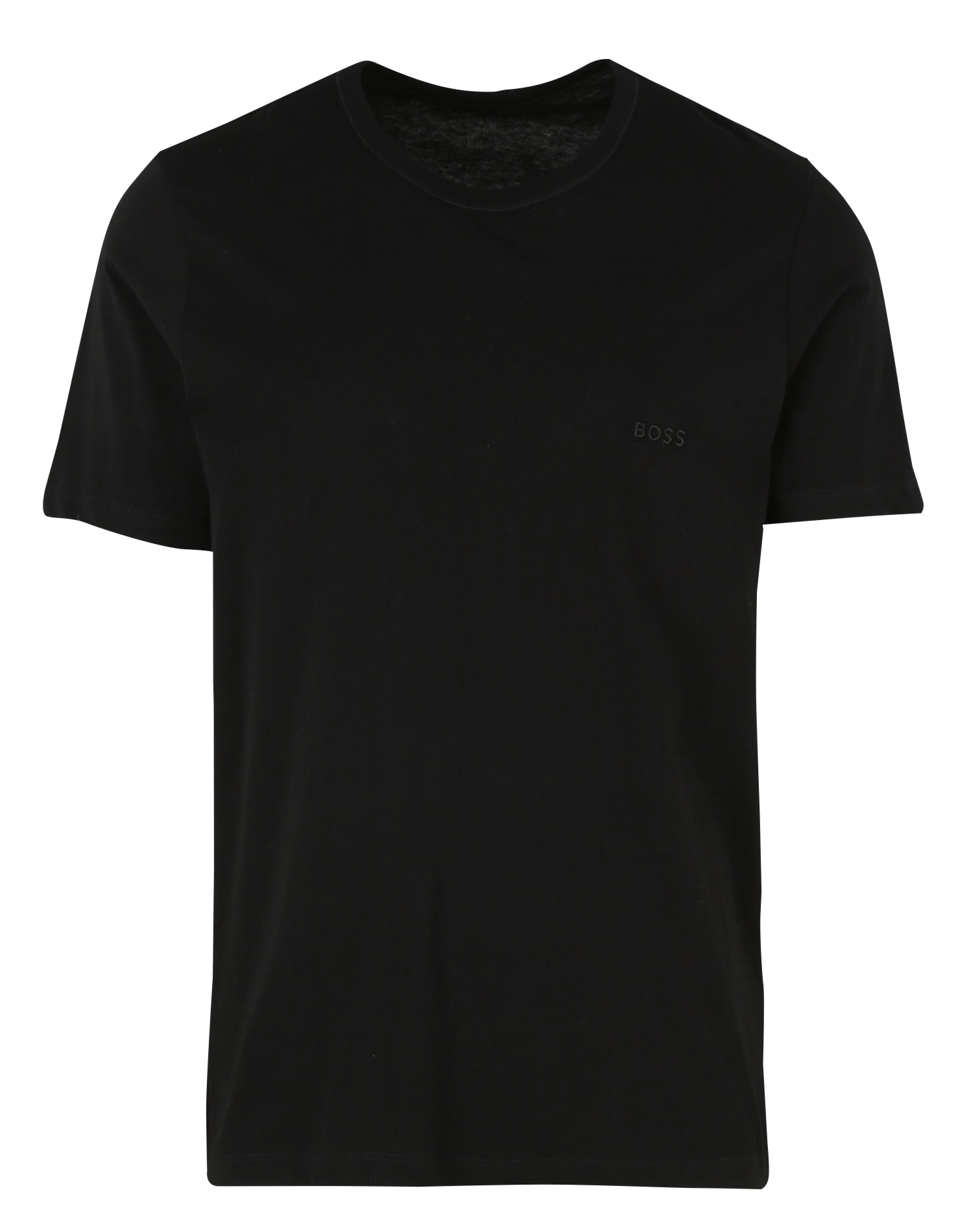 Lot de 3 tee-shirt col rond en coton BOSS Noir