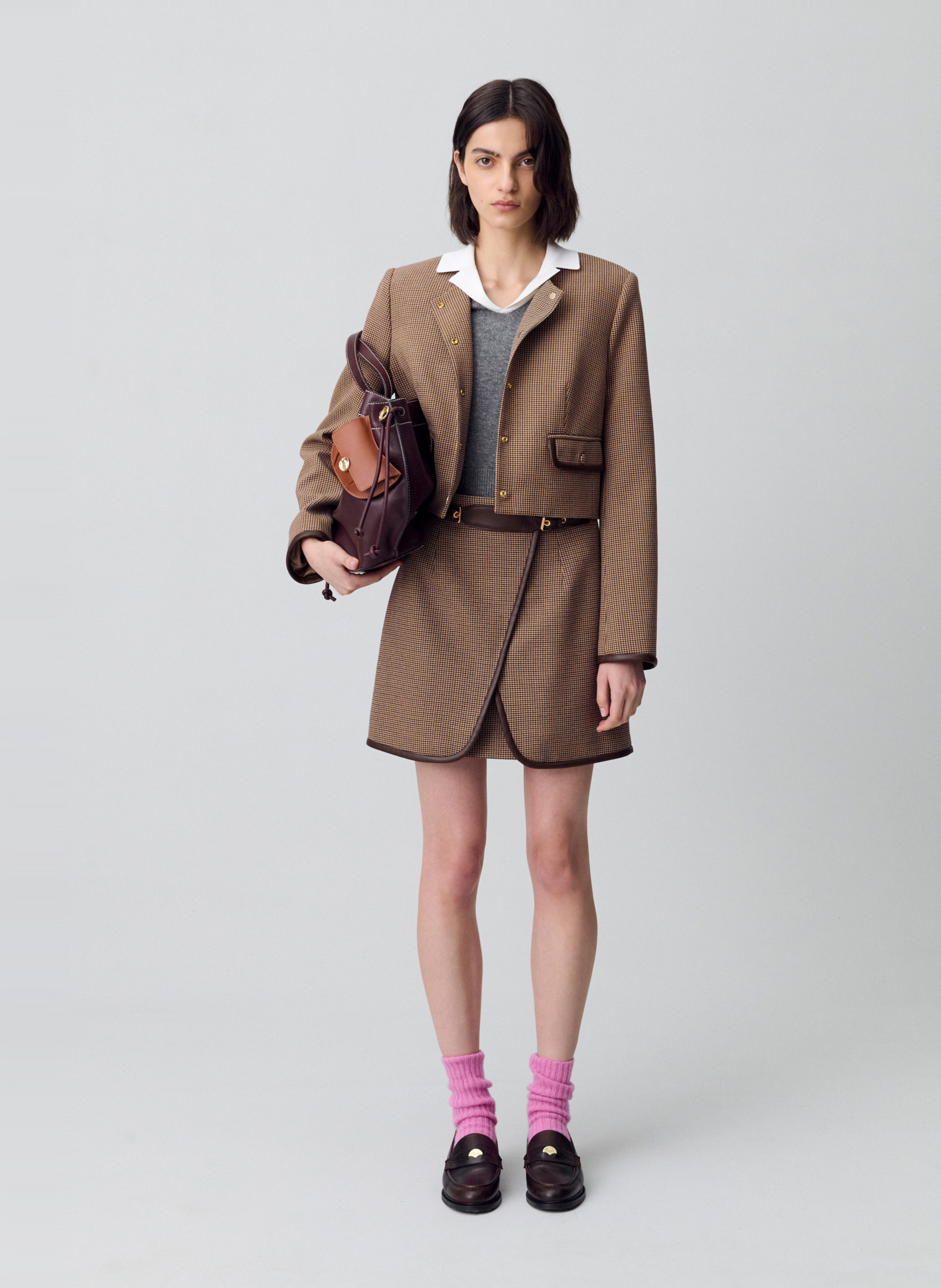 Jupe courte sila CLAUDIE PIERLOT Multicolore