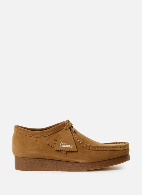 Calfskin leather lace-up loafers Brown by CLARKS CLARKS Calfskin leather lace-up loafers Brown