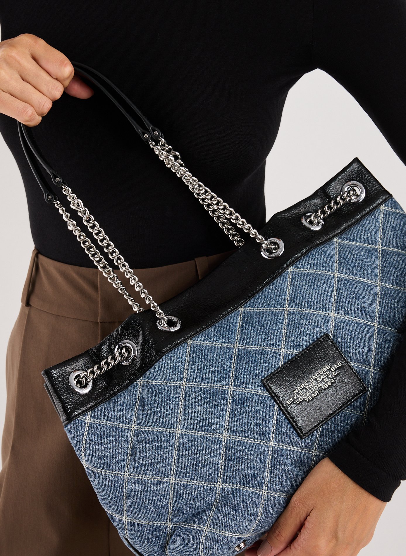 Sac à main The Chain sack MARC JACOBS Bleu