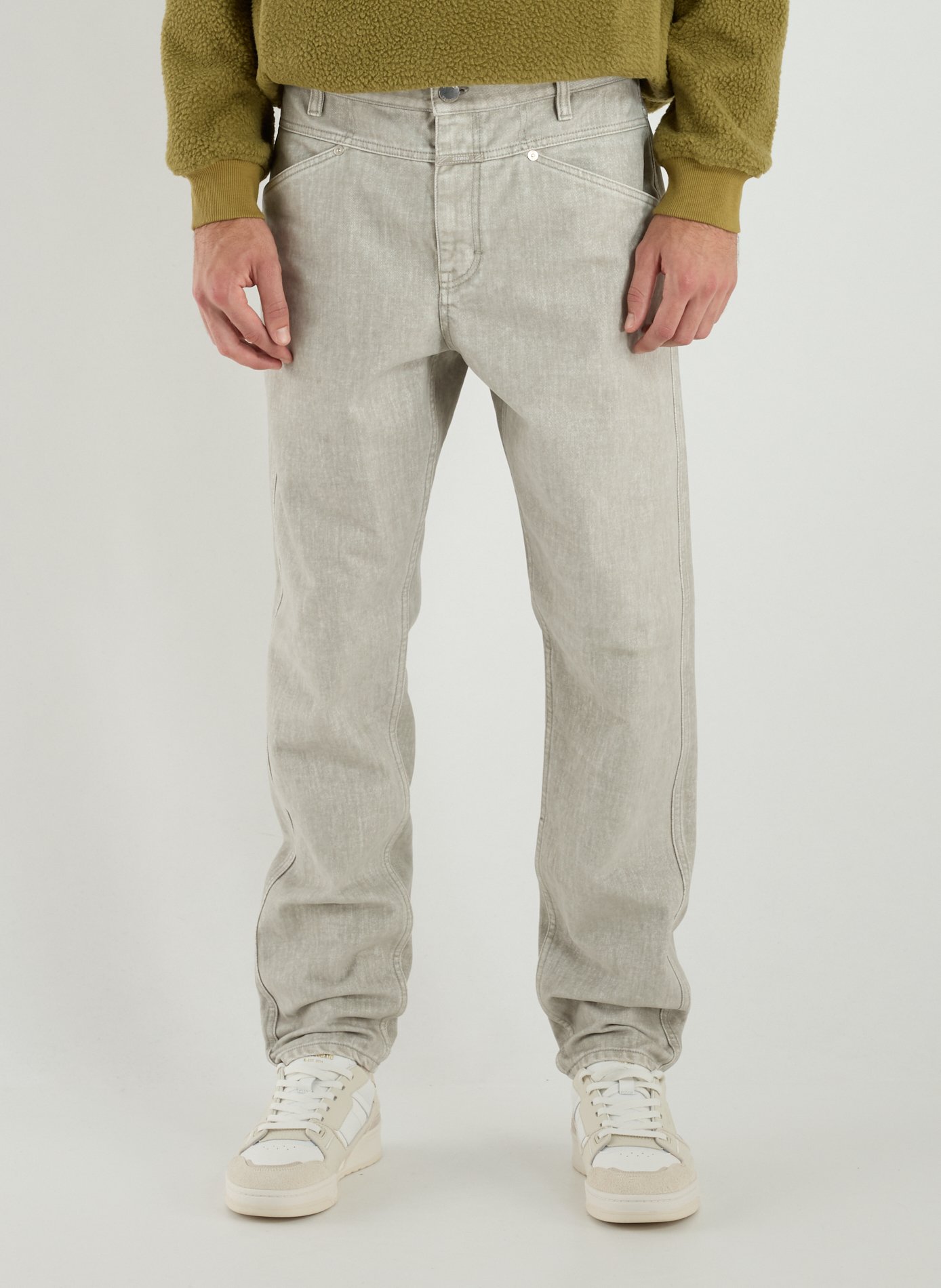 CLOSED Pantalon en coton Gris