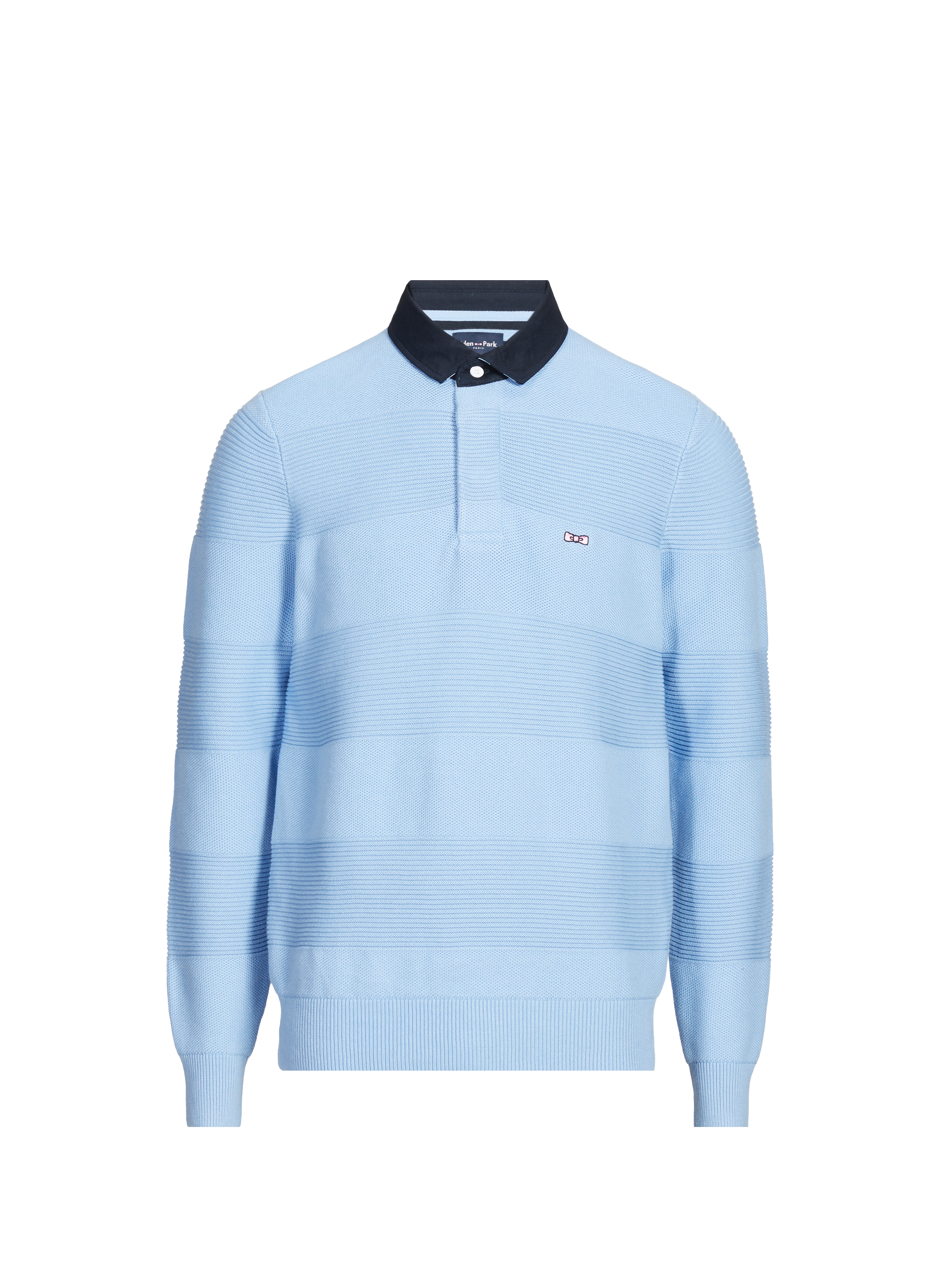 EDEN PARK Cotton logo sweater Blue