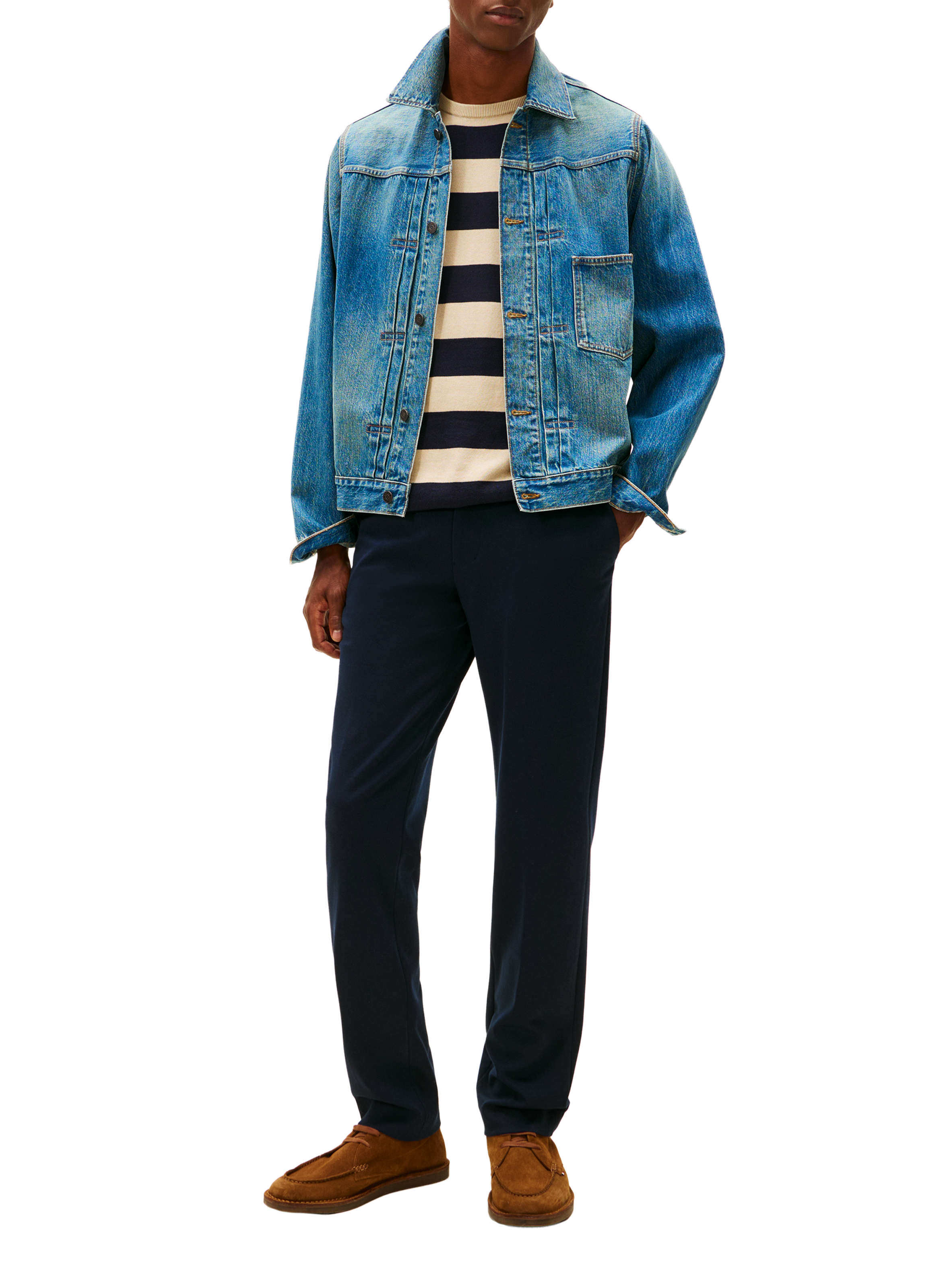 Pantalon coupe slim TOMMY HILFIGER Bleu