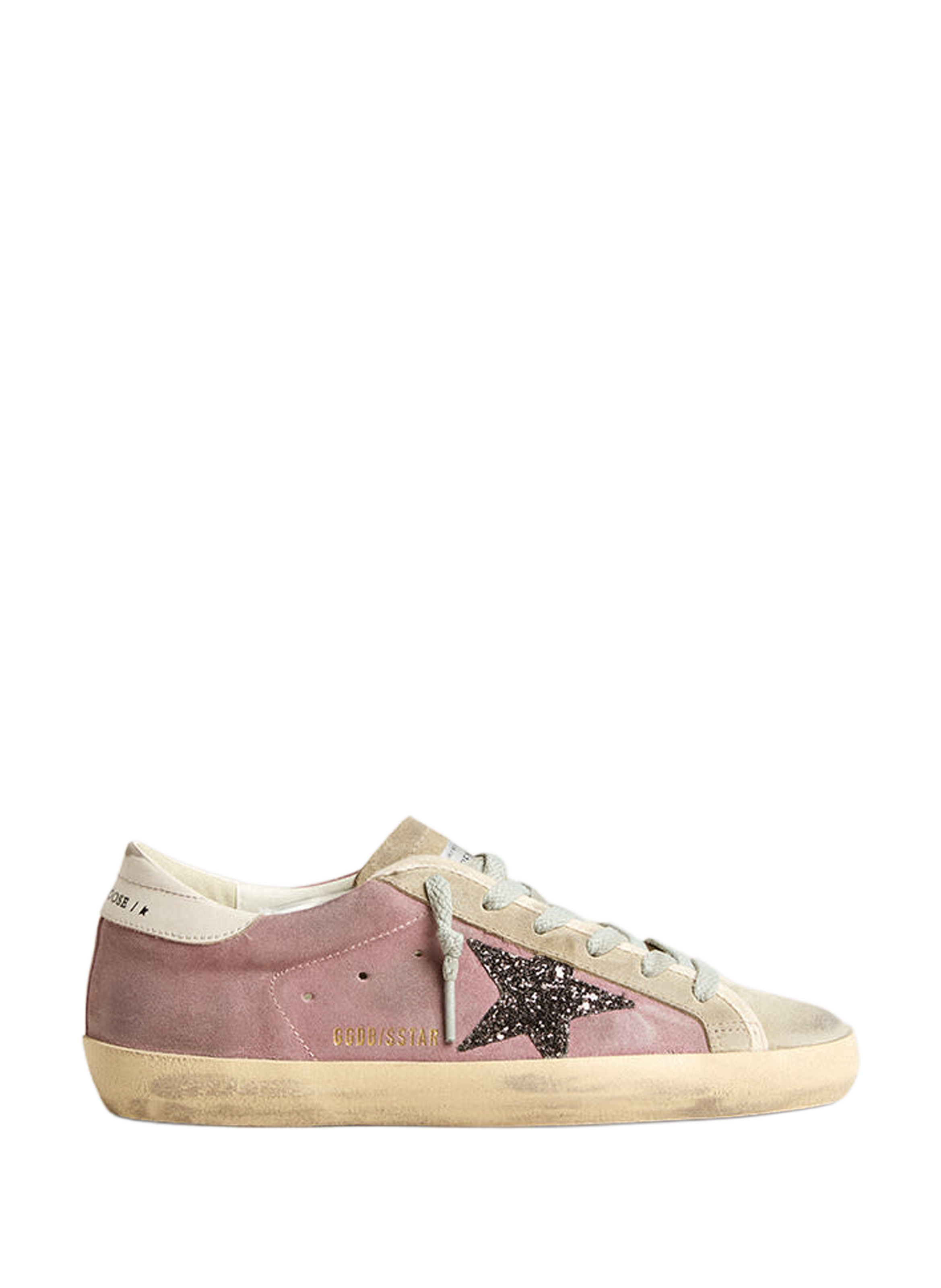 Baskets Super-Star en daim GOLDEN GOOSE Violet