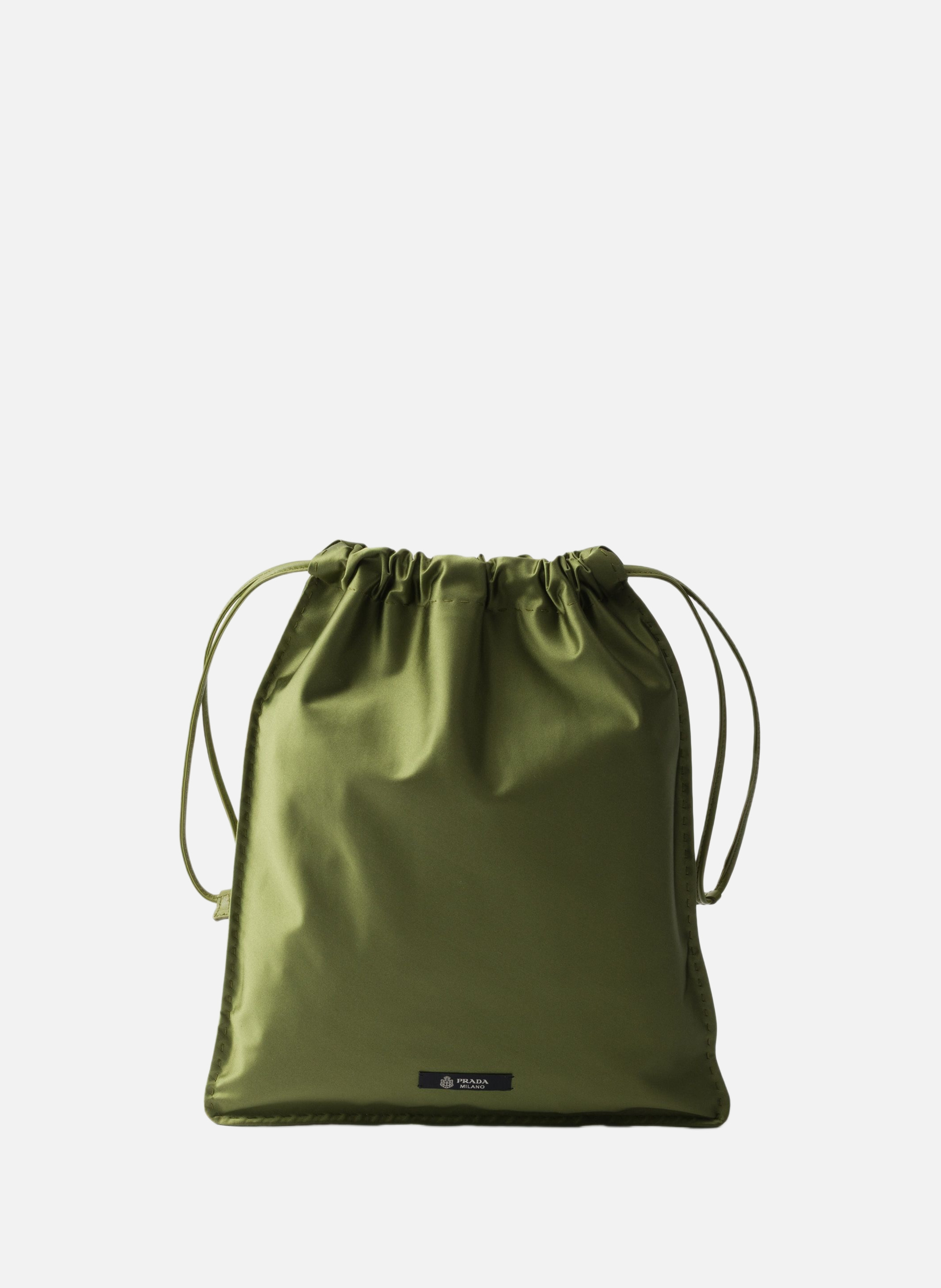 Pochette prada wish en duchesse de soie PRADA Vert