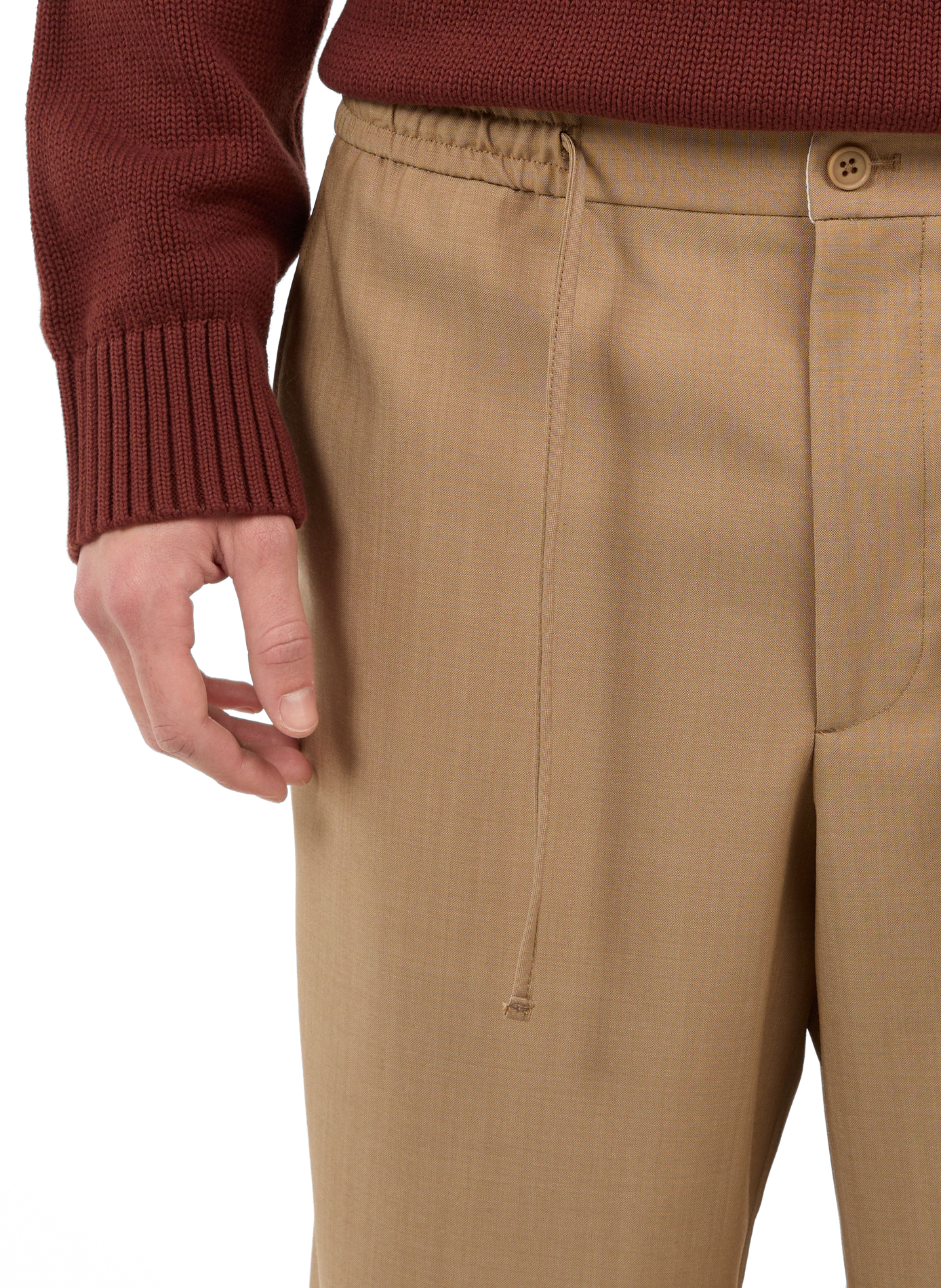 Pantalon Hela en laine SAISON 1865 Beige