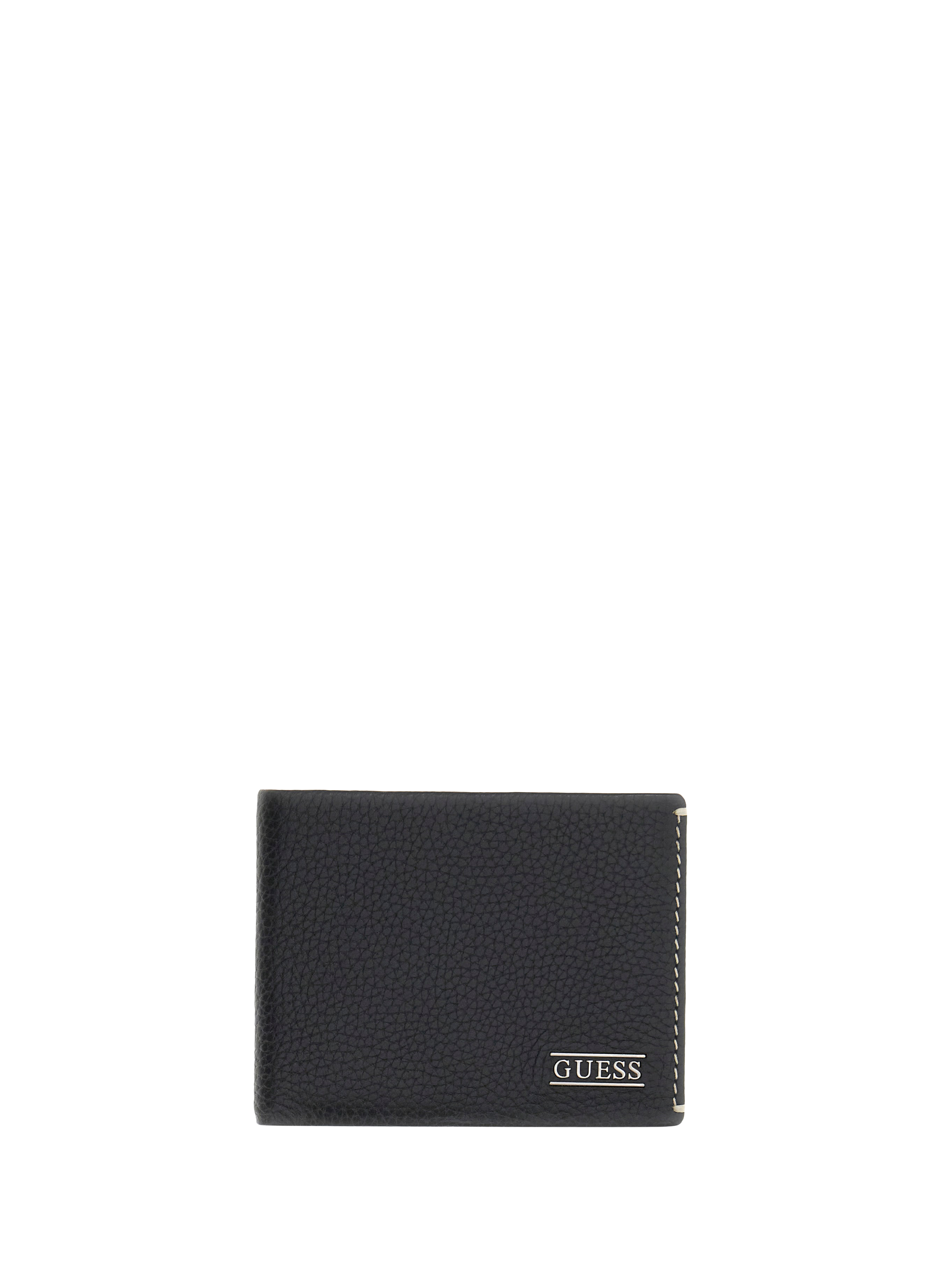 Boston cow leather wallet GUESS Black