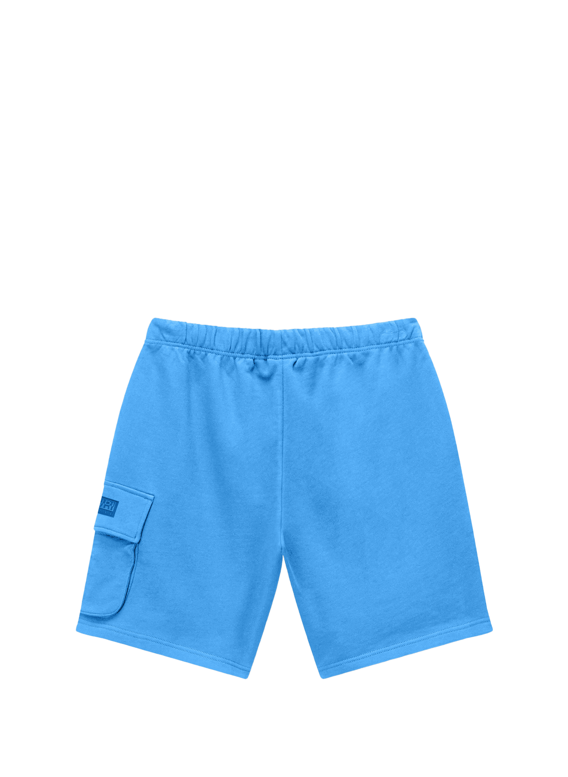 Short droit N-Box logo en coton NAPAPIJRI Bleu