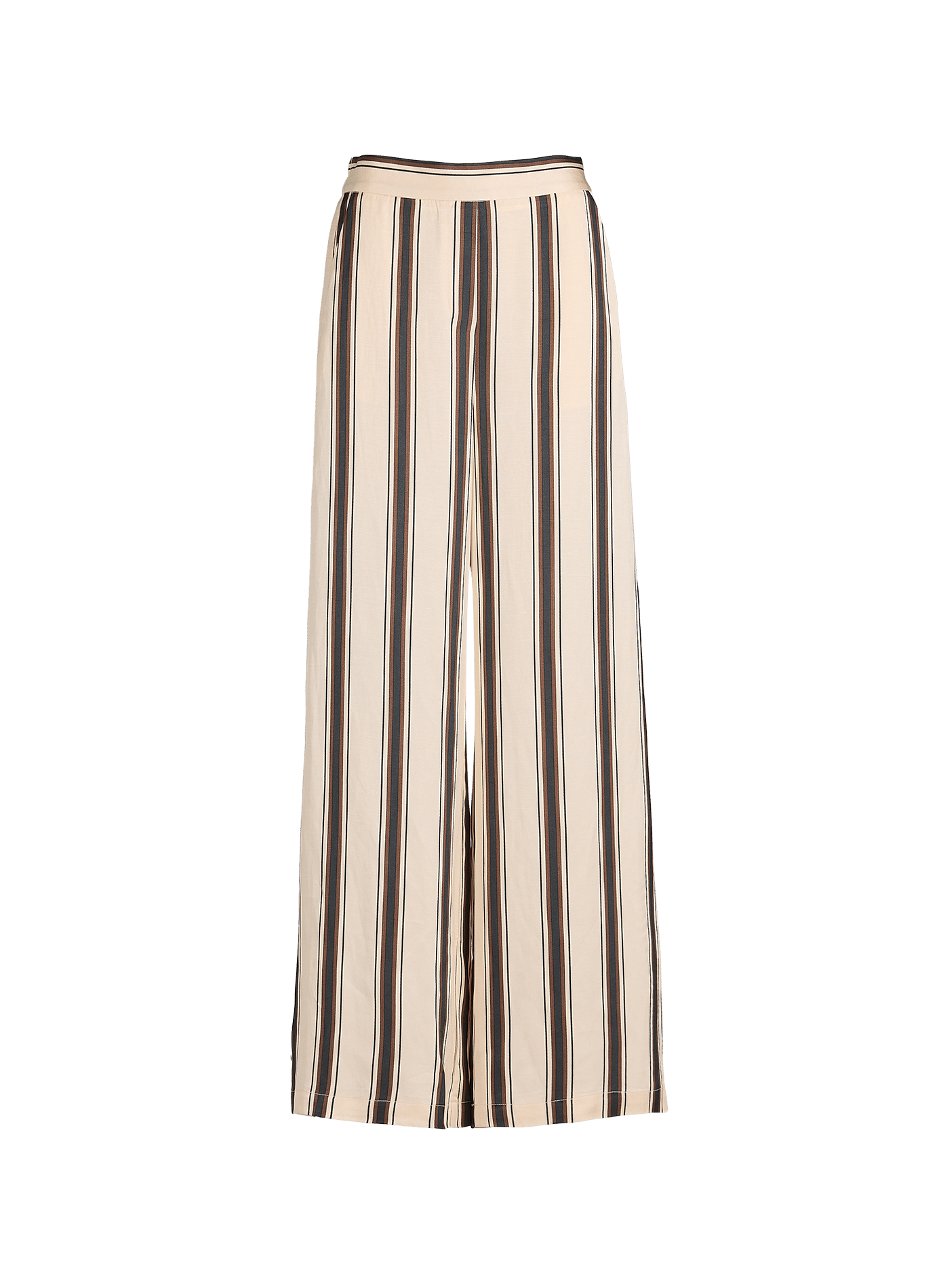 Pantalon large rayé Jerry SUNCOO Beige