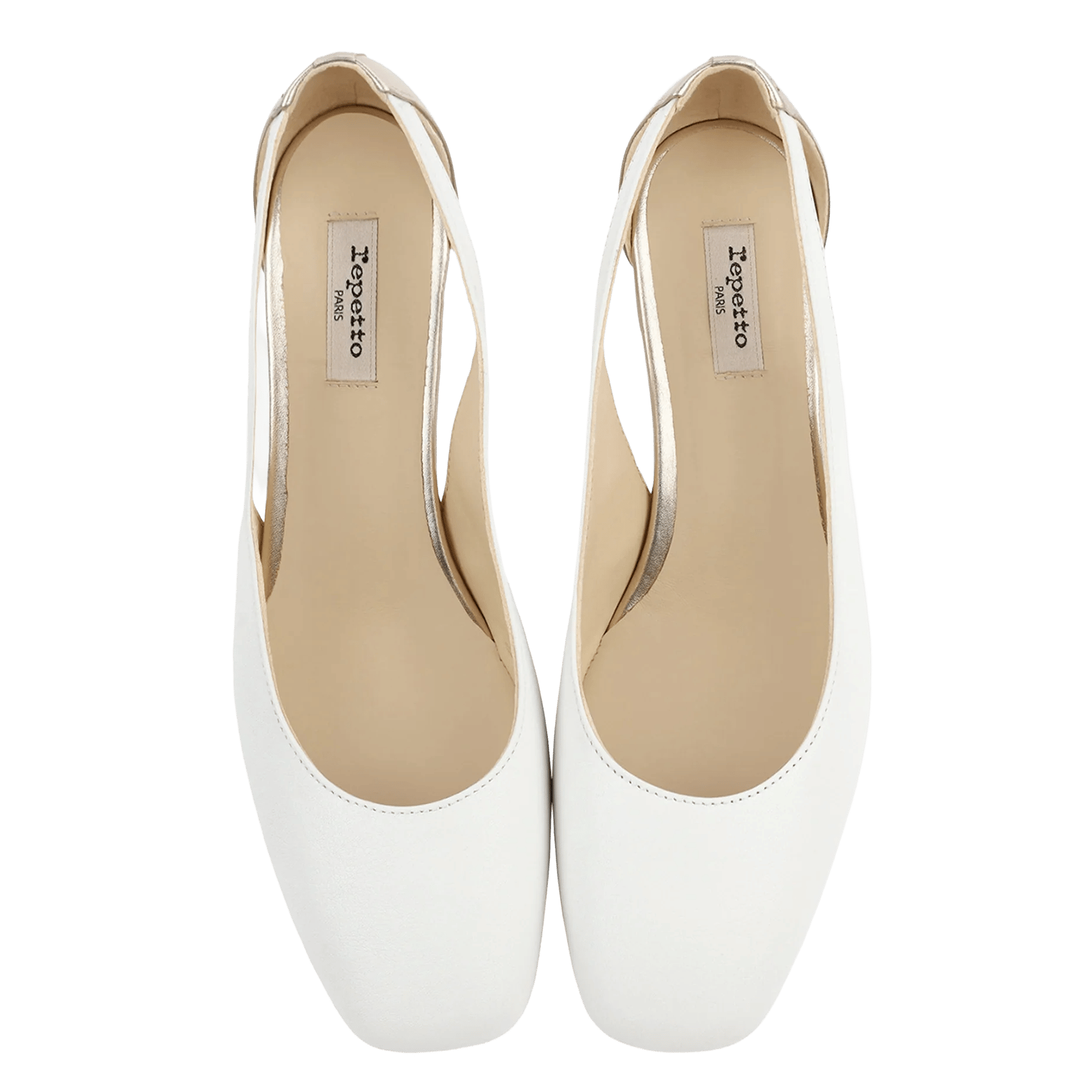Escarpins en cuir REPETTO Blanc