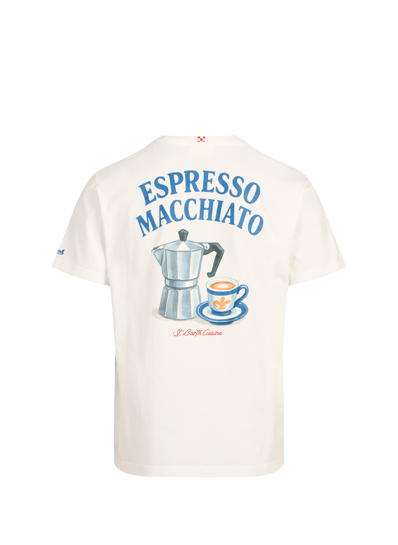 Tee-shirt droit imprimé en coton MC2 SAINT BARTH Jaune