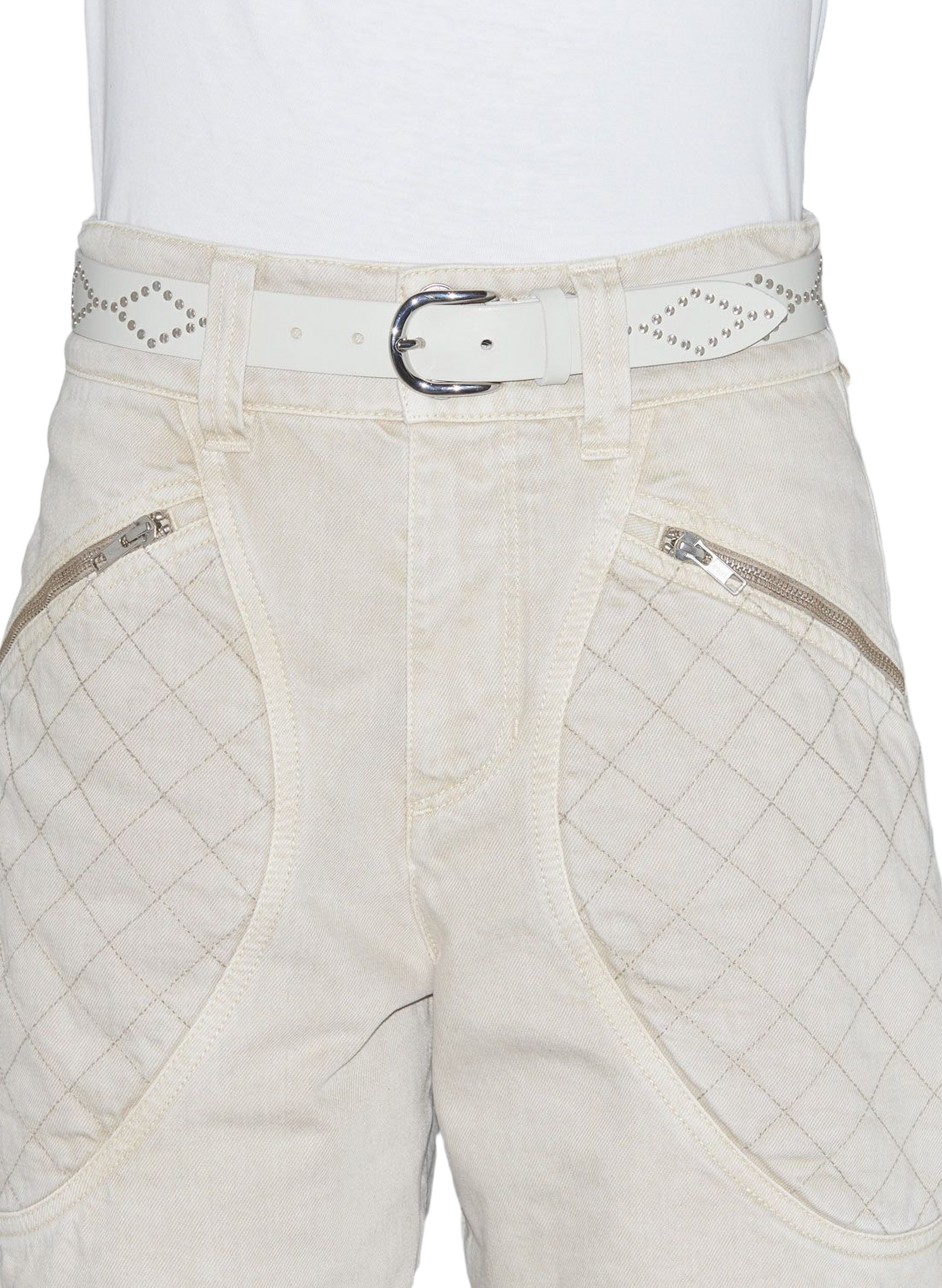 LILIANA studded leather belt ISABEL MARANT Multicolour