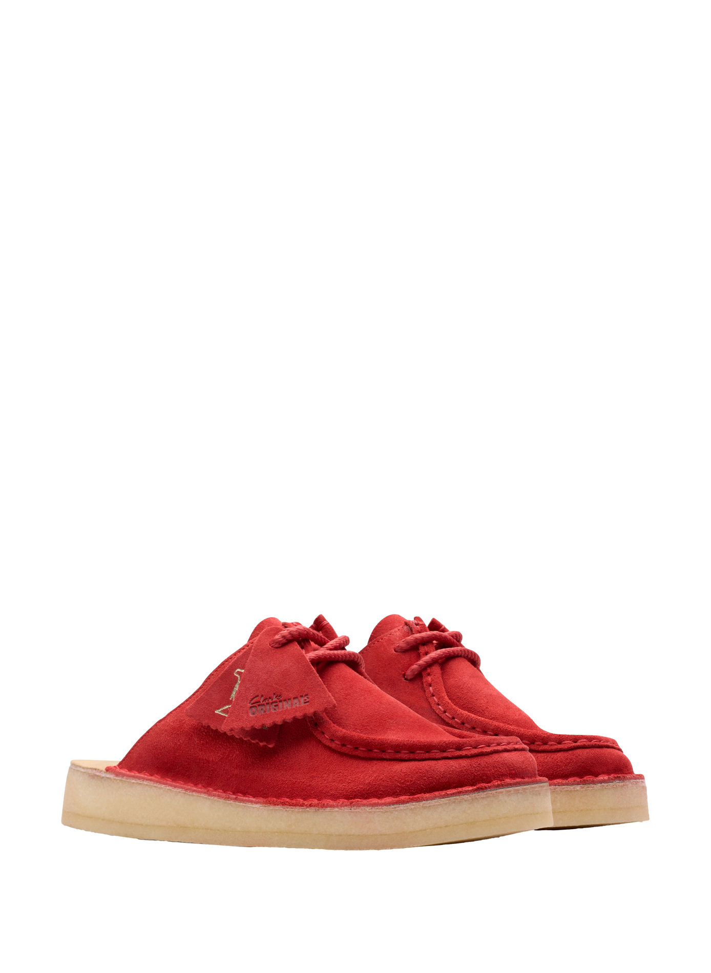 Mules DSRTNomad de ante gamuzado CLARKS Rojo