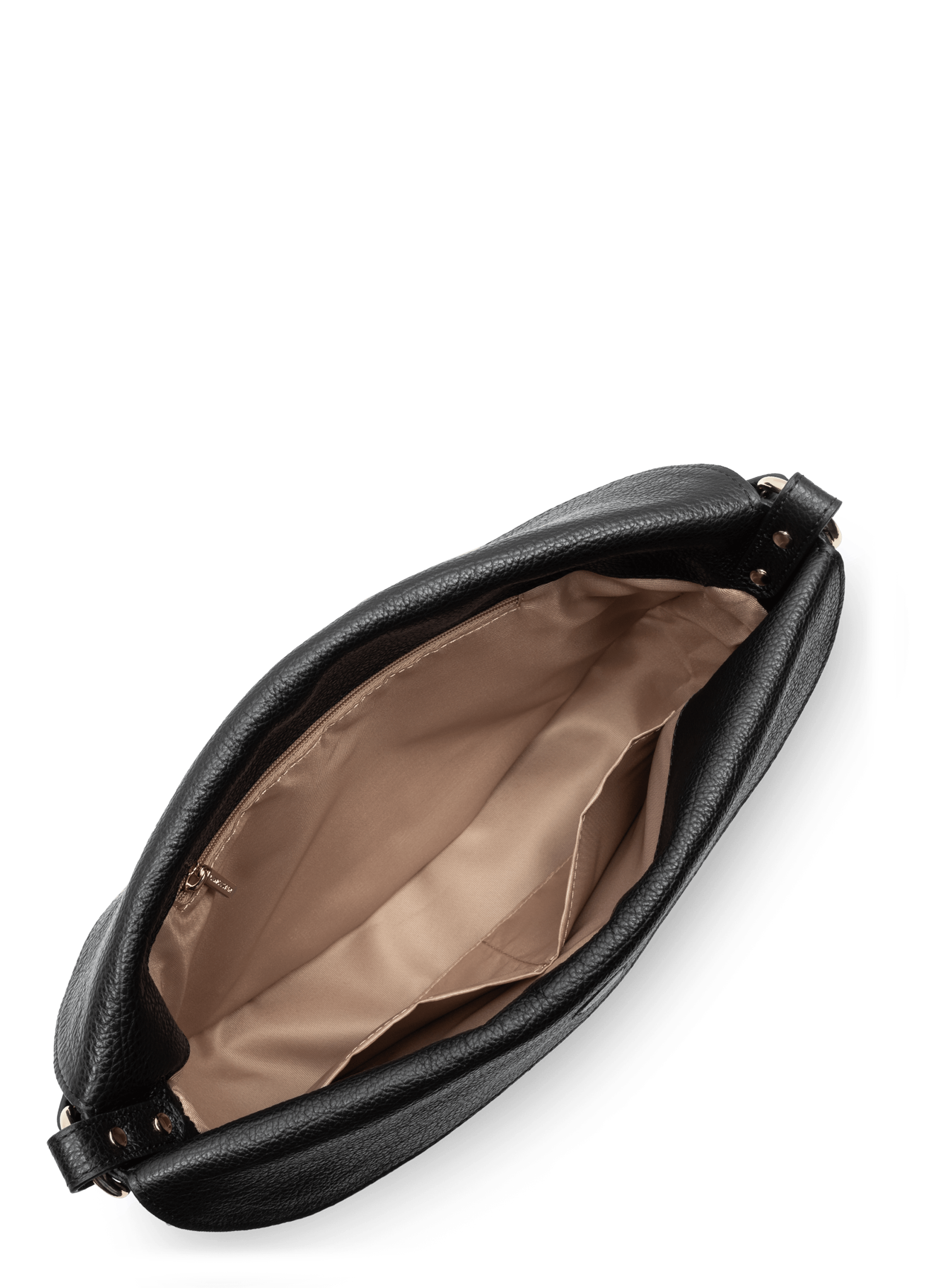 Grand sac besace - dune gaia LANCASTER Noir