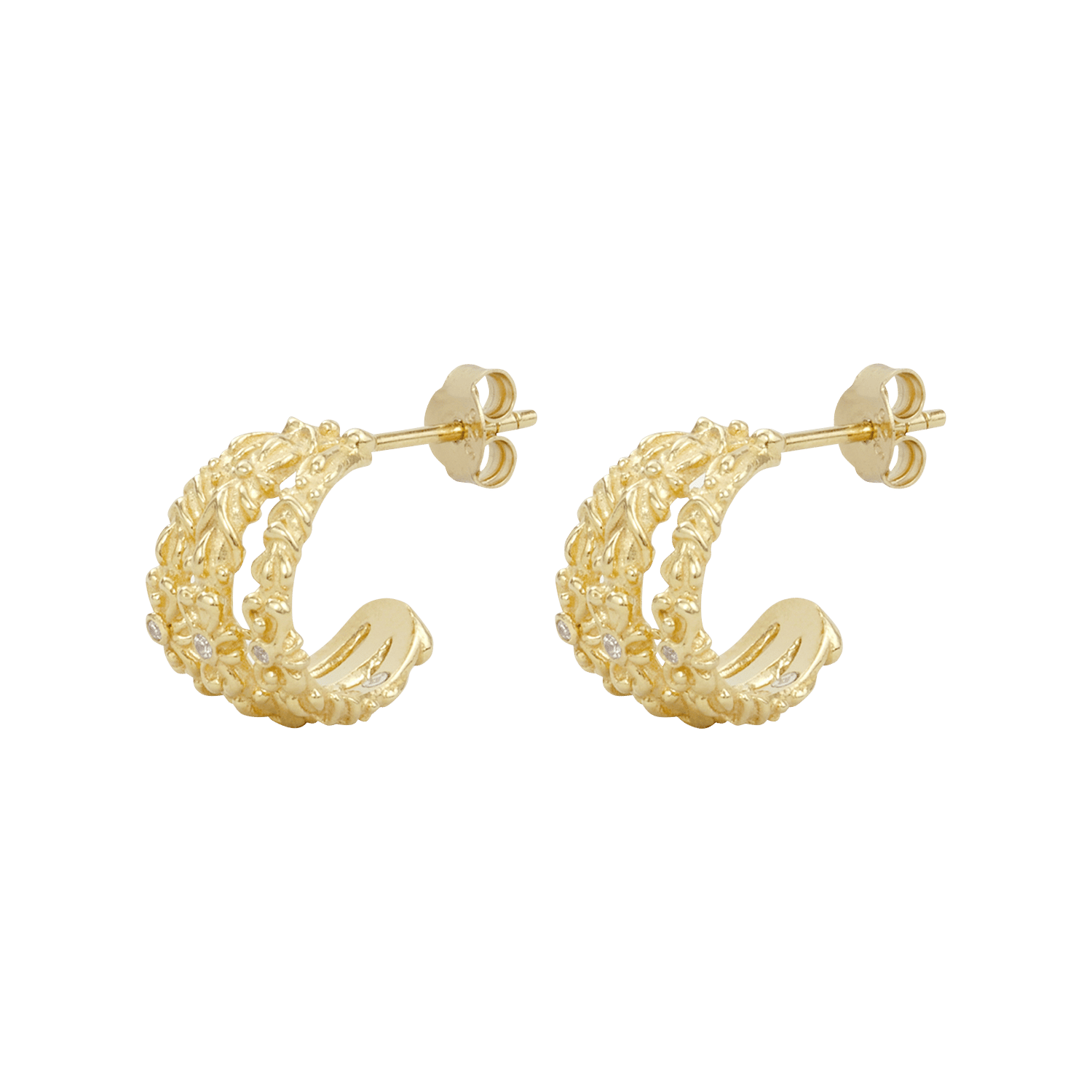 Boucle d'oreille perrine BA&SH Doré
