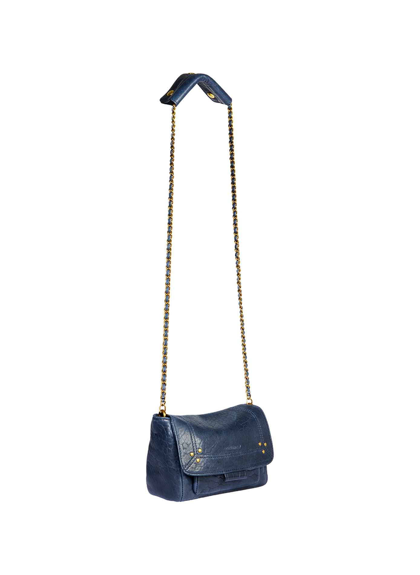 Sac Lulu S en cuir d'agneau  JÉRÔME DREYFUSS Bleu
