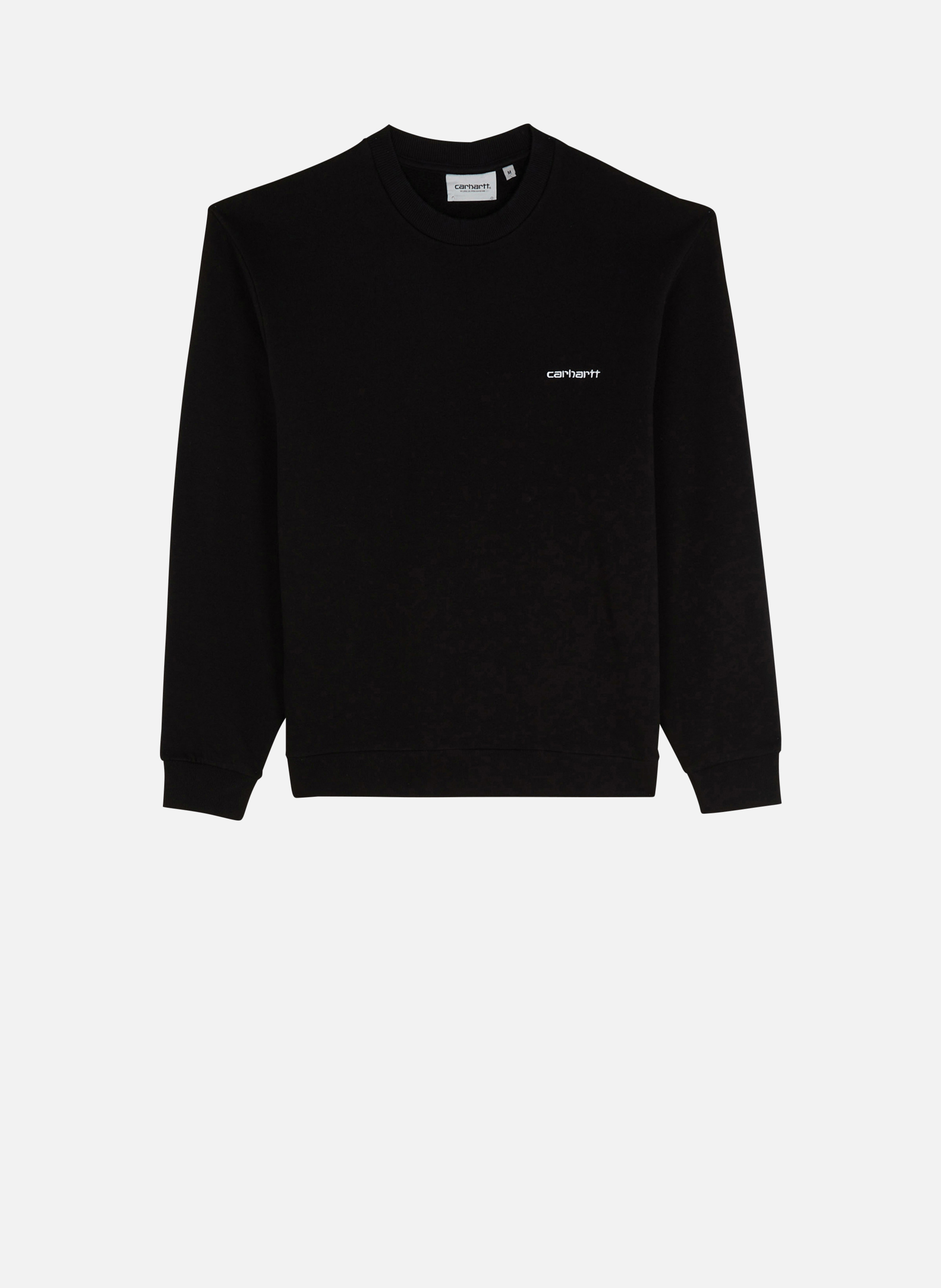 Sweatshirt script embroidery sweat CARHARTT WIP Noir