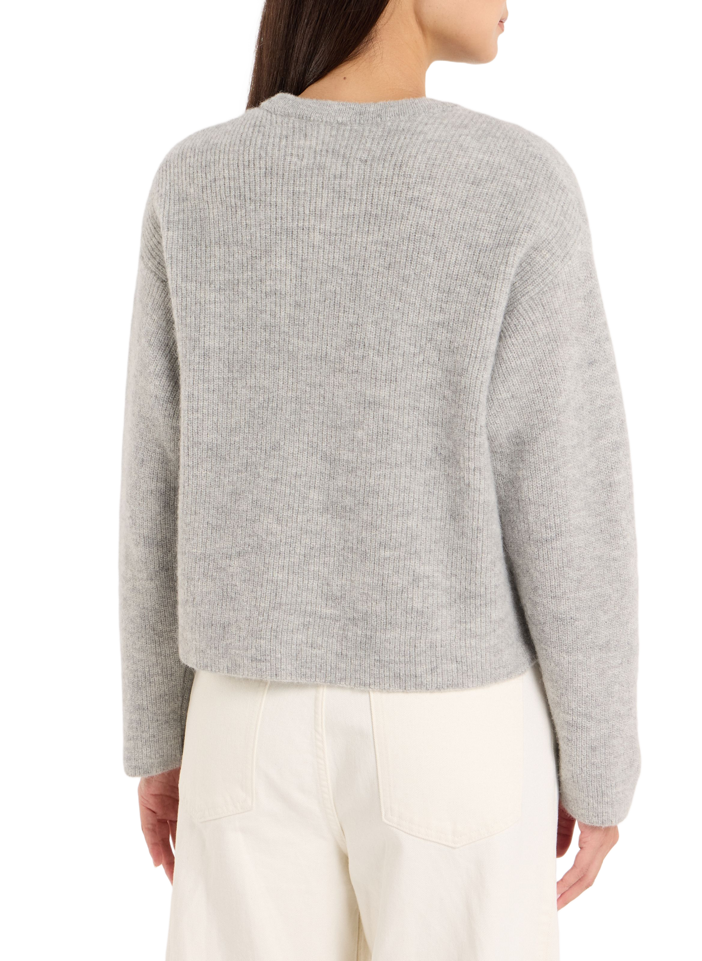 Pull col rond Baylory en alpaga mélangé SAISON 1865 Gris