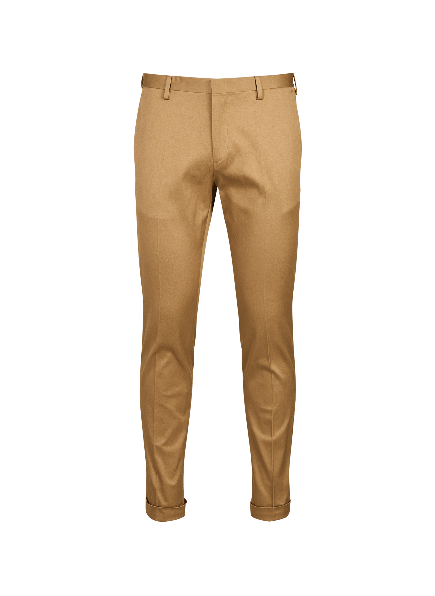 Pantalon chino slim à taille basse en coton mélangé PAUL SMITH Marron