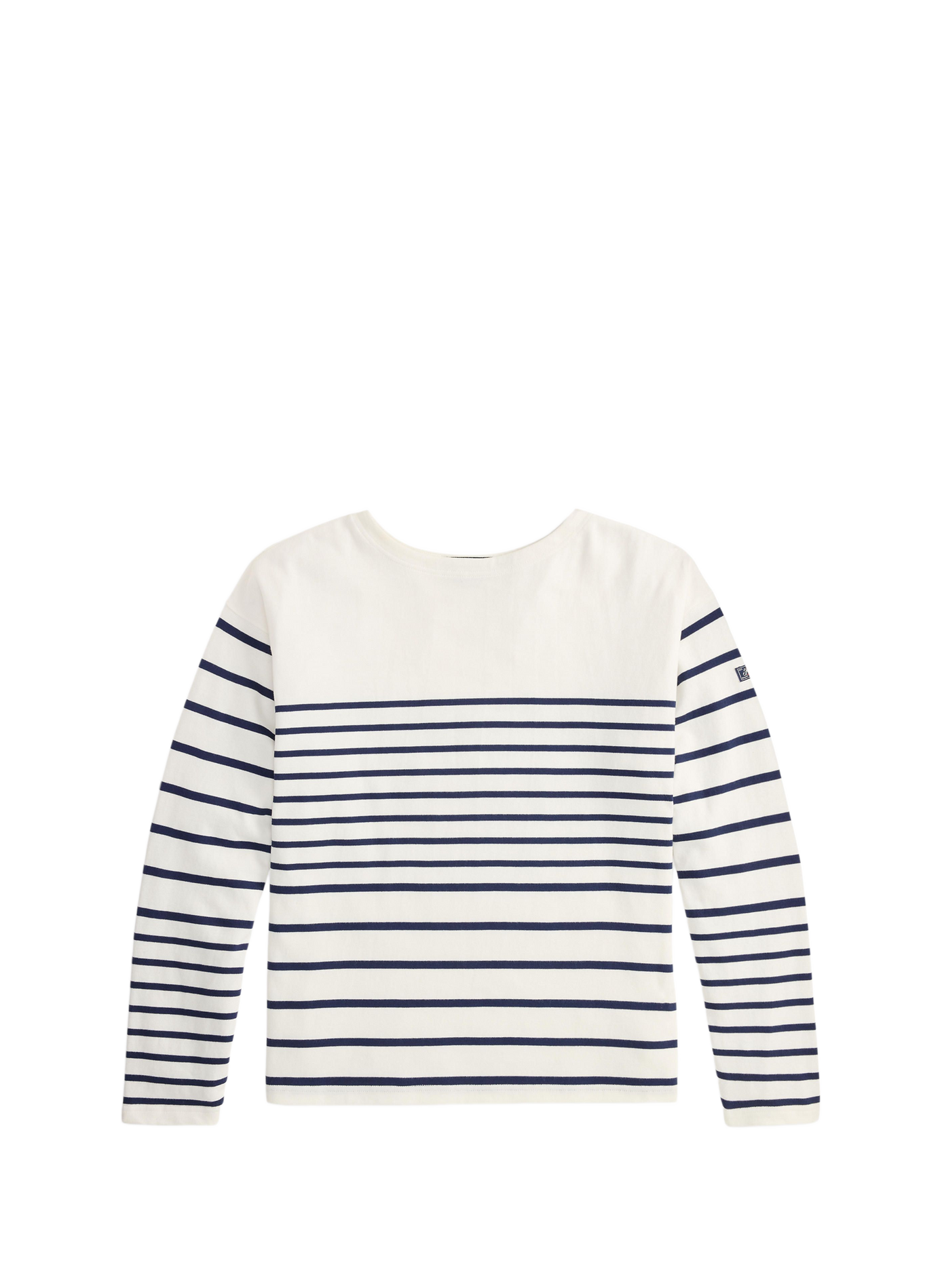 Straight cut cotton sailor stripe sweater POLO RALPH LAUREN Blue