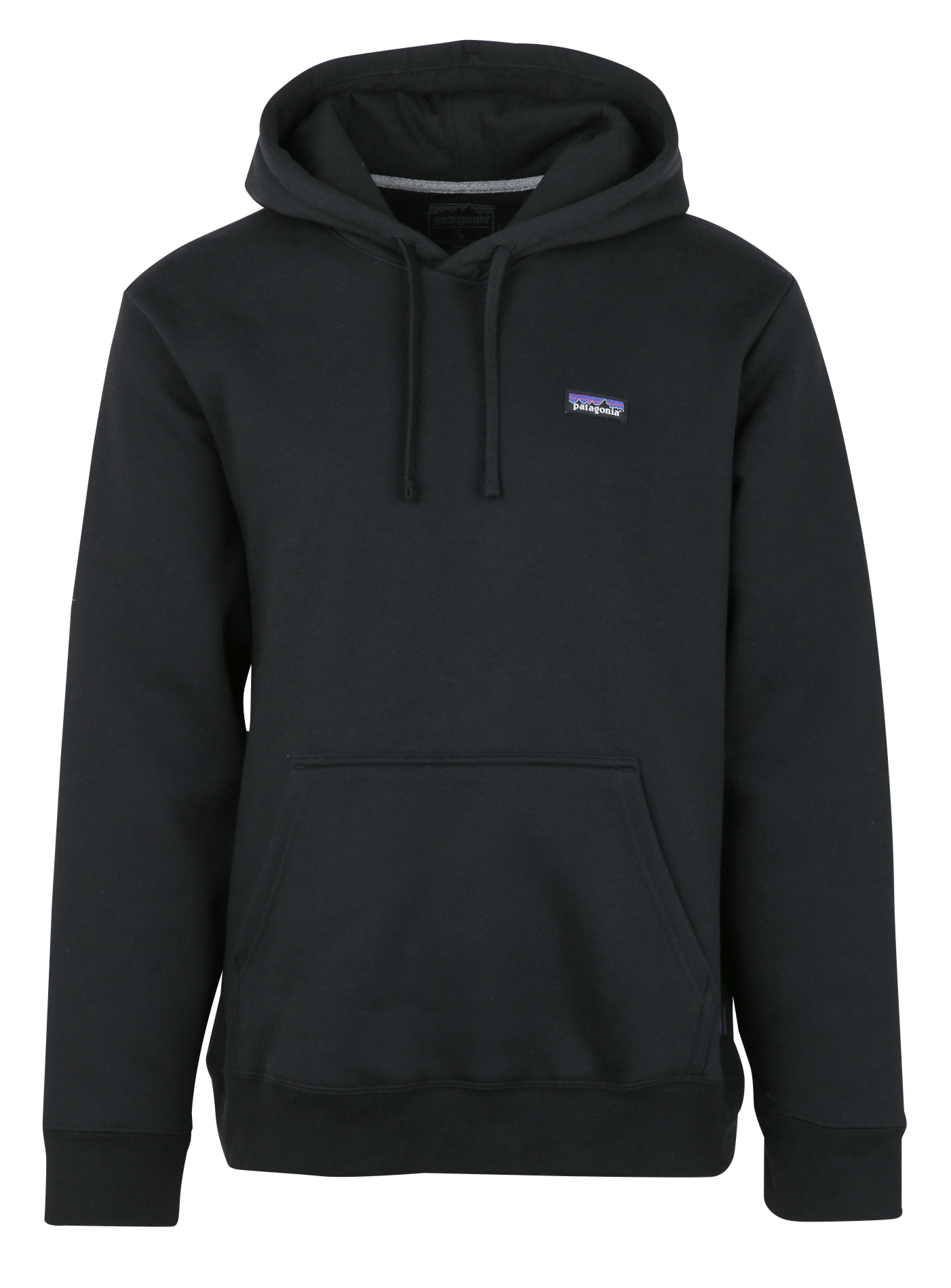 Hoodie heren P-6 Label Uprisal Hoody PATAGONIA Zwart