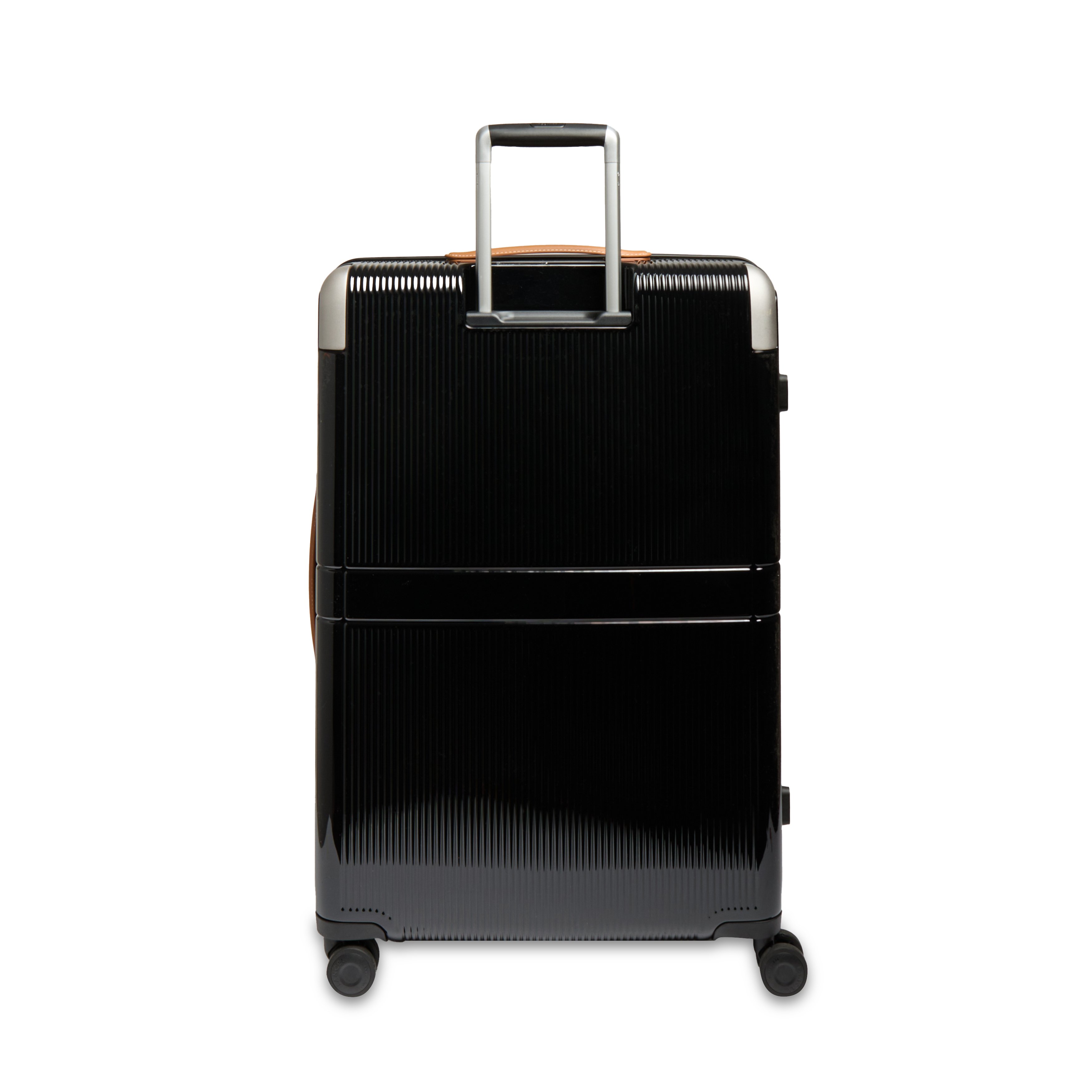 Grande valise rigide extensible à quatre roues avec double serrure tsa LANCEL Noir