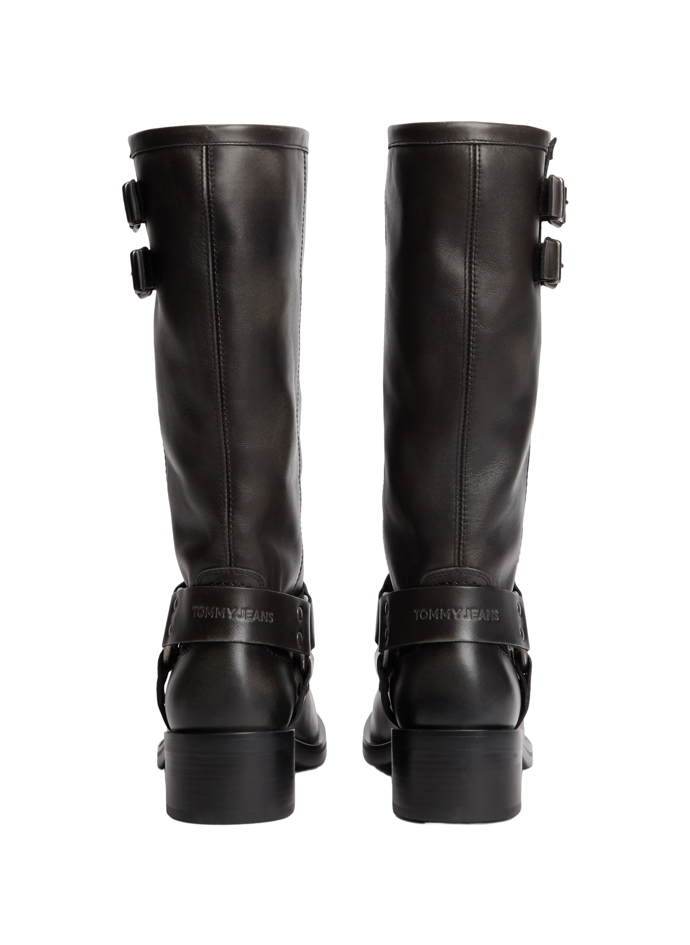 Tall leather boots  TOMMY HILFIGER Black