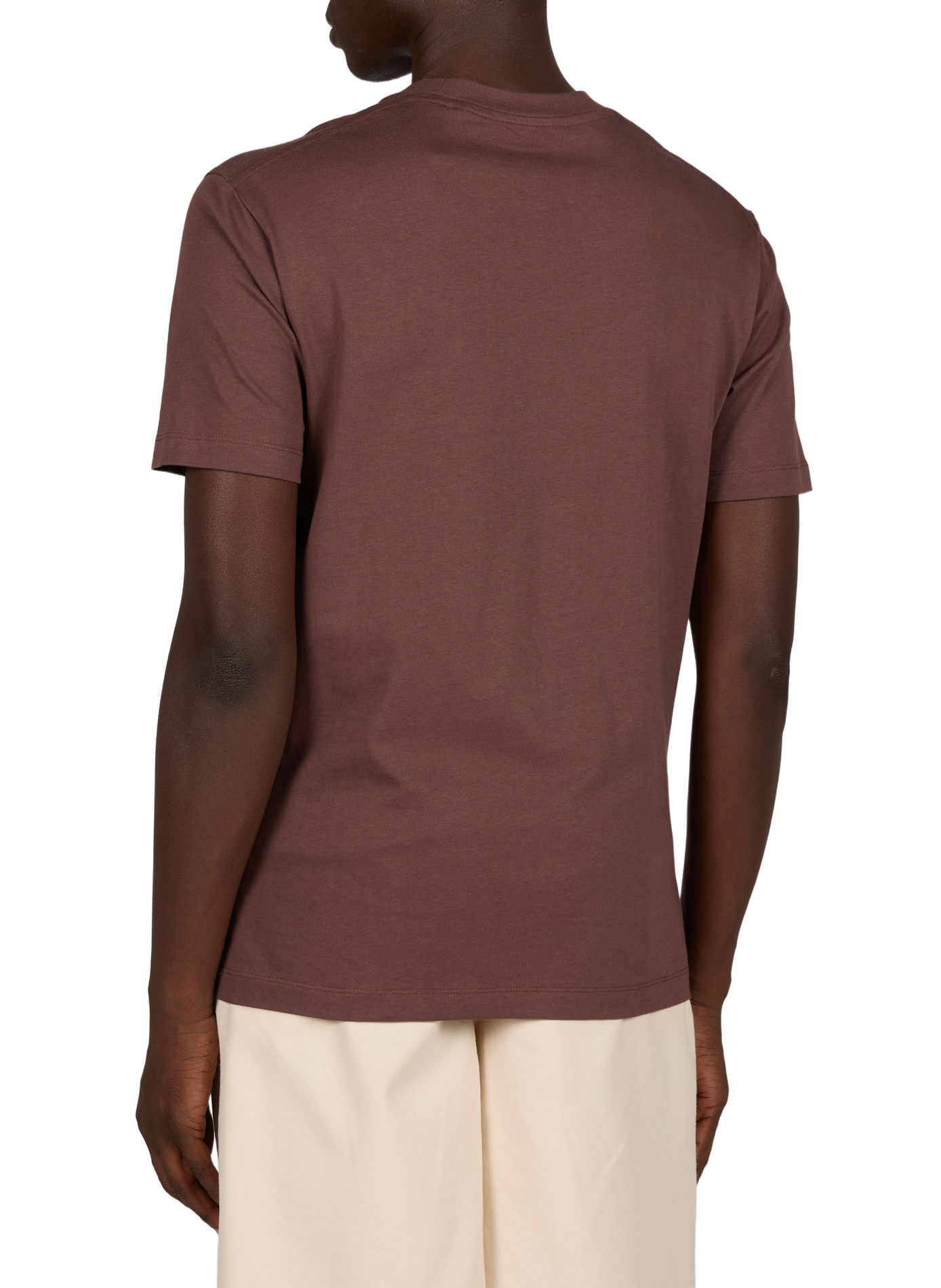Straight-fit cotton T-shirt MINIMUM Pink