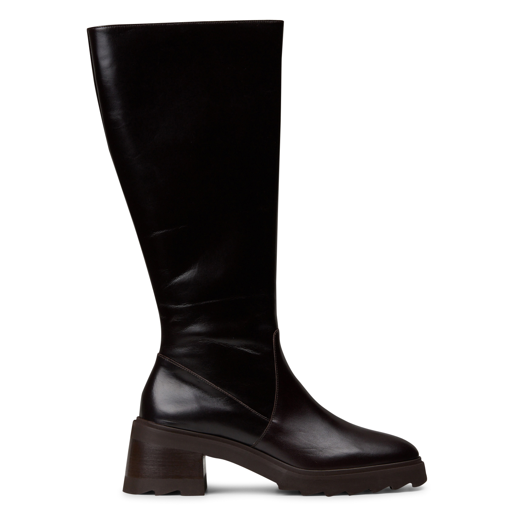 Bottes à talons en cuir enora BOBBIES Bruin