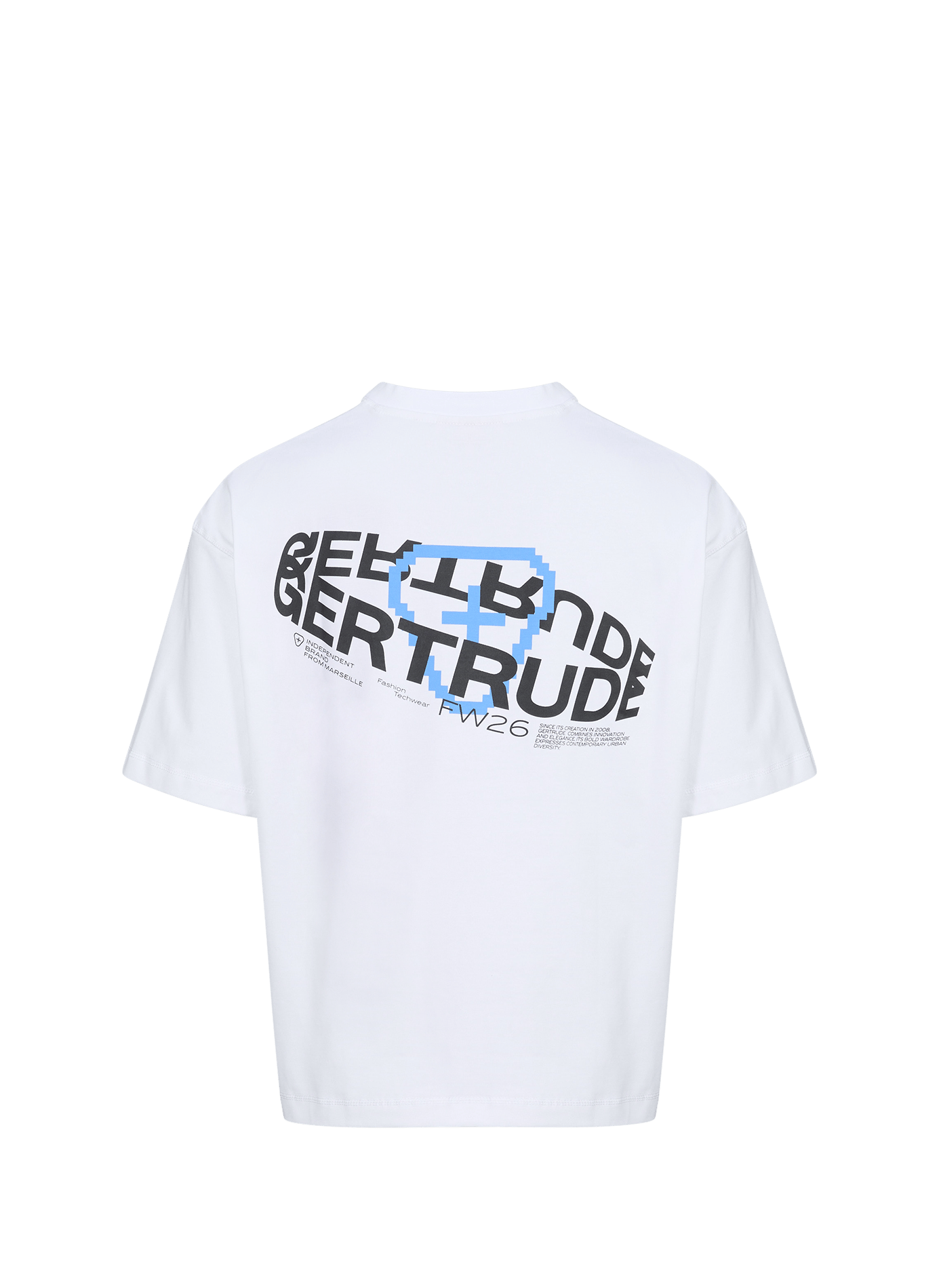 Oversized cotton T-shirt GERTRUDE White