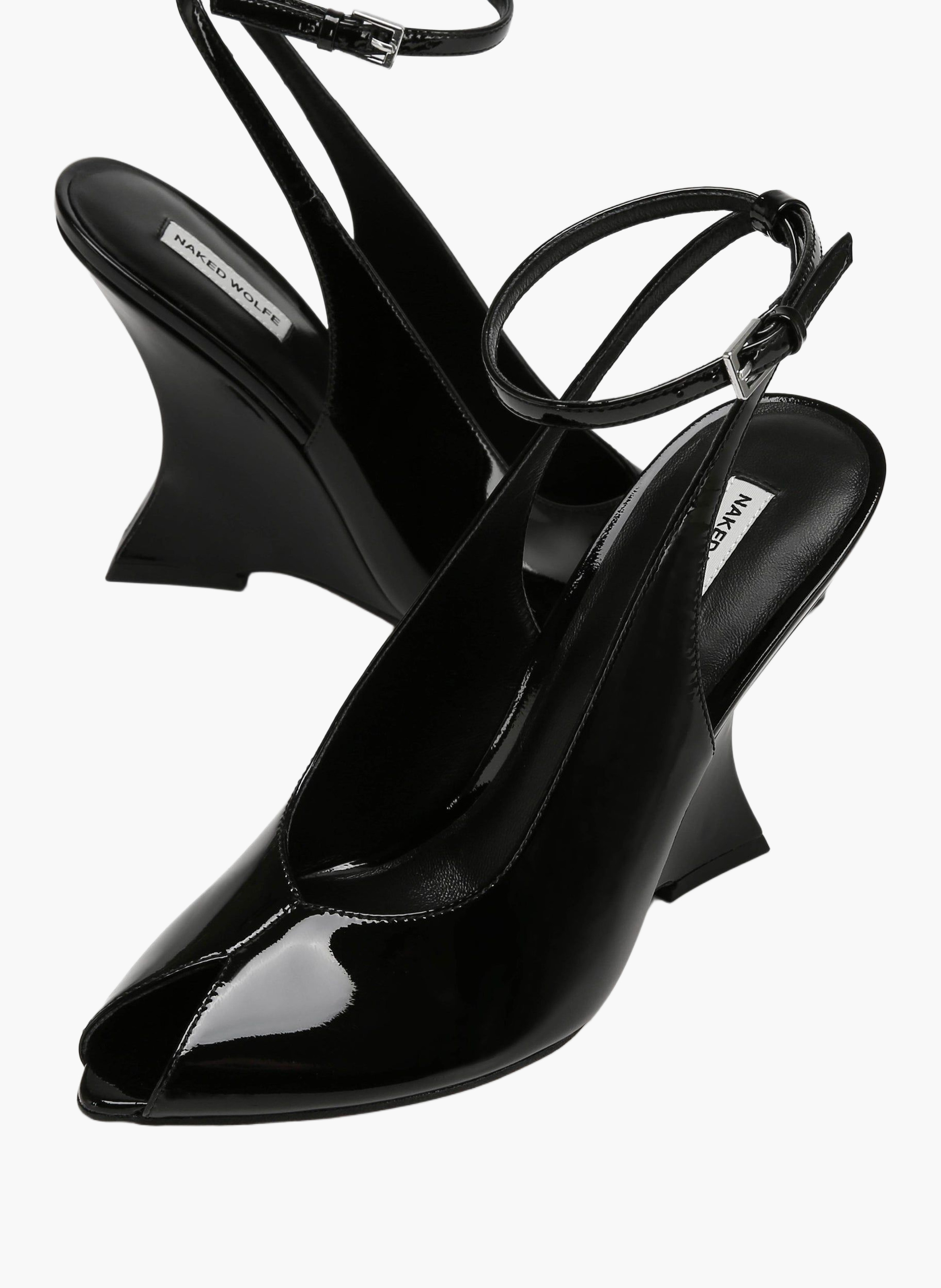 Ronnie Pumps aus Lackleder NAKED WOLFE Schwarz