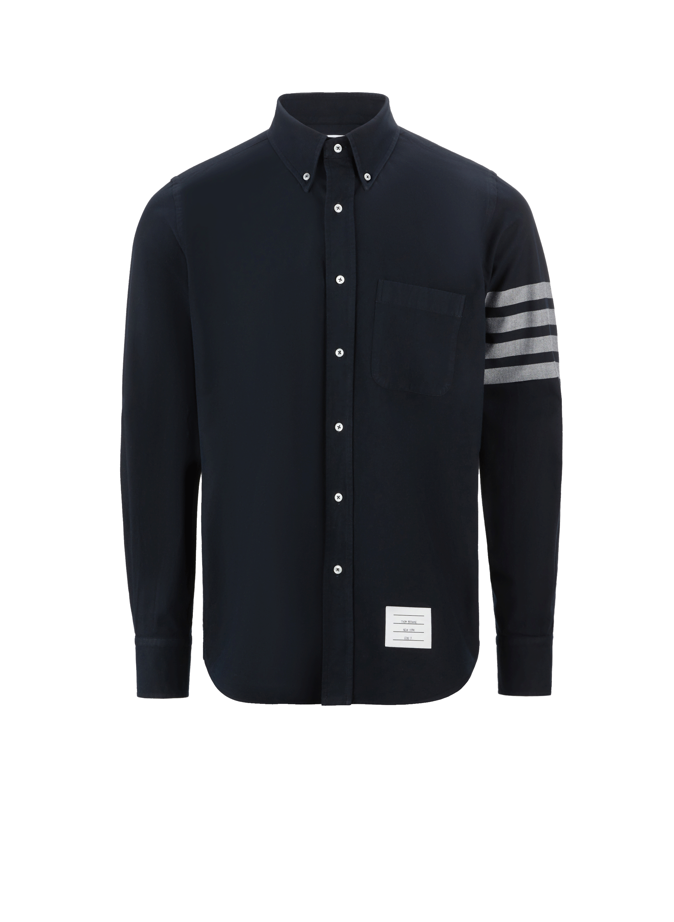 THOM BROWNE Cotton Shirt Blue