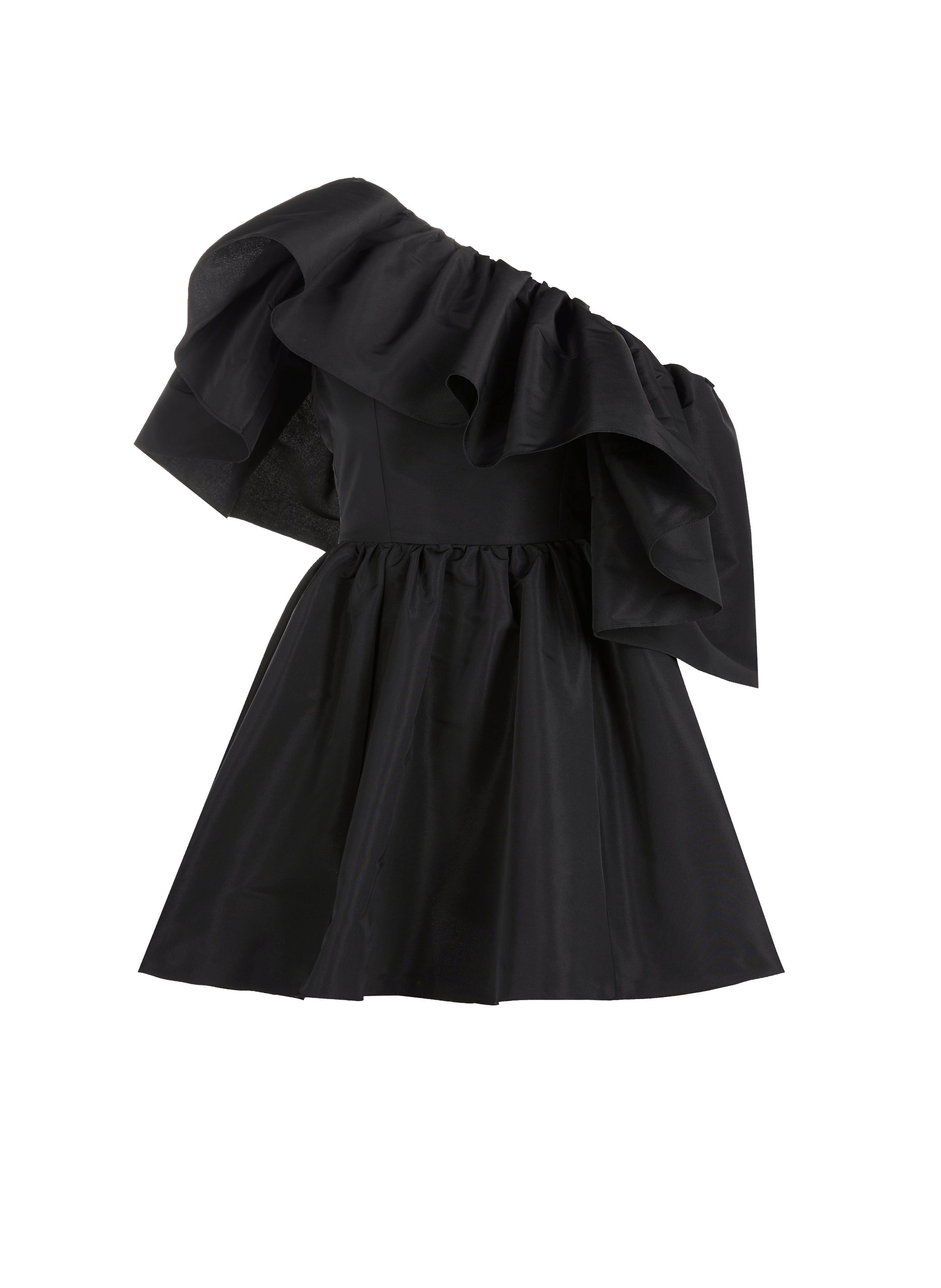 Robe asymétrique à volants