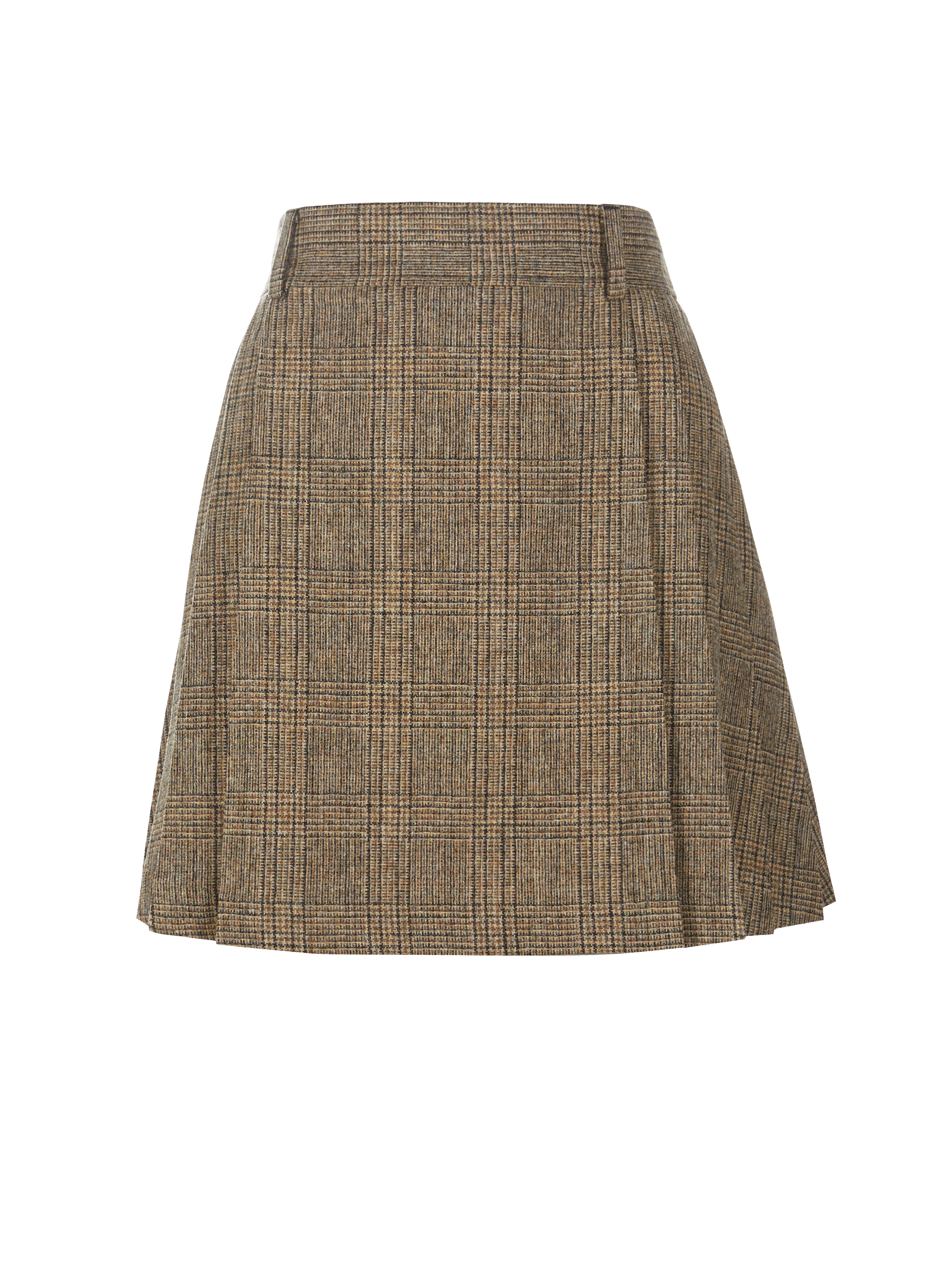 Jupe à motif en laine SAISON 1865 Multicolore