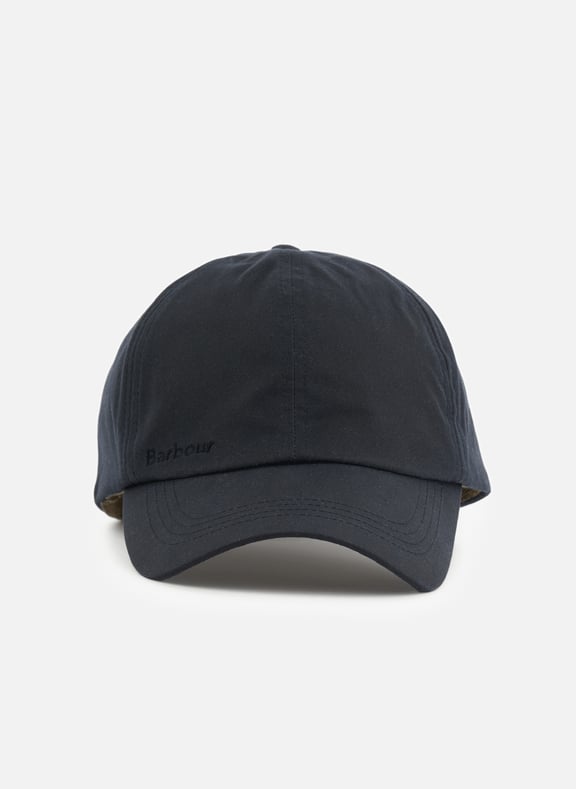 Coated cotton canvas baseball cap Blue by BARBOUR BARBOUR Coated cotton canvas baseball cap Blue