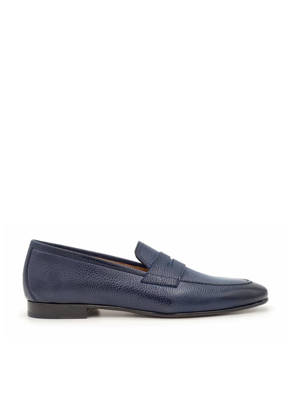 Mocassin cuir marco Bleu by FINSBURY FINSBURY Mocassin cuir marco Bleu