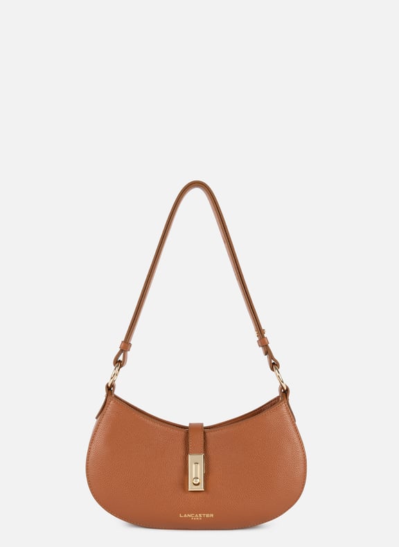 Petit sac besace - milano horizon Marron by LANCASTER LANCASTER Petit sac besace - milano horizon Marron