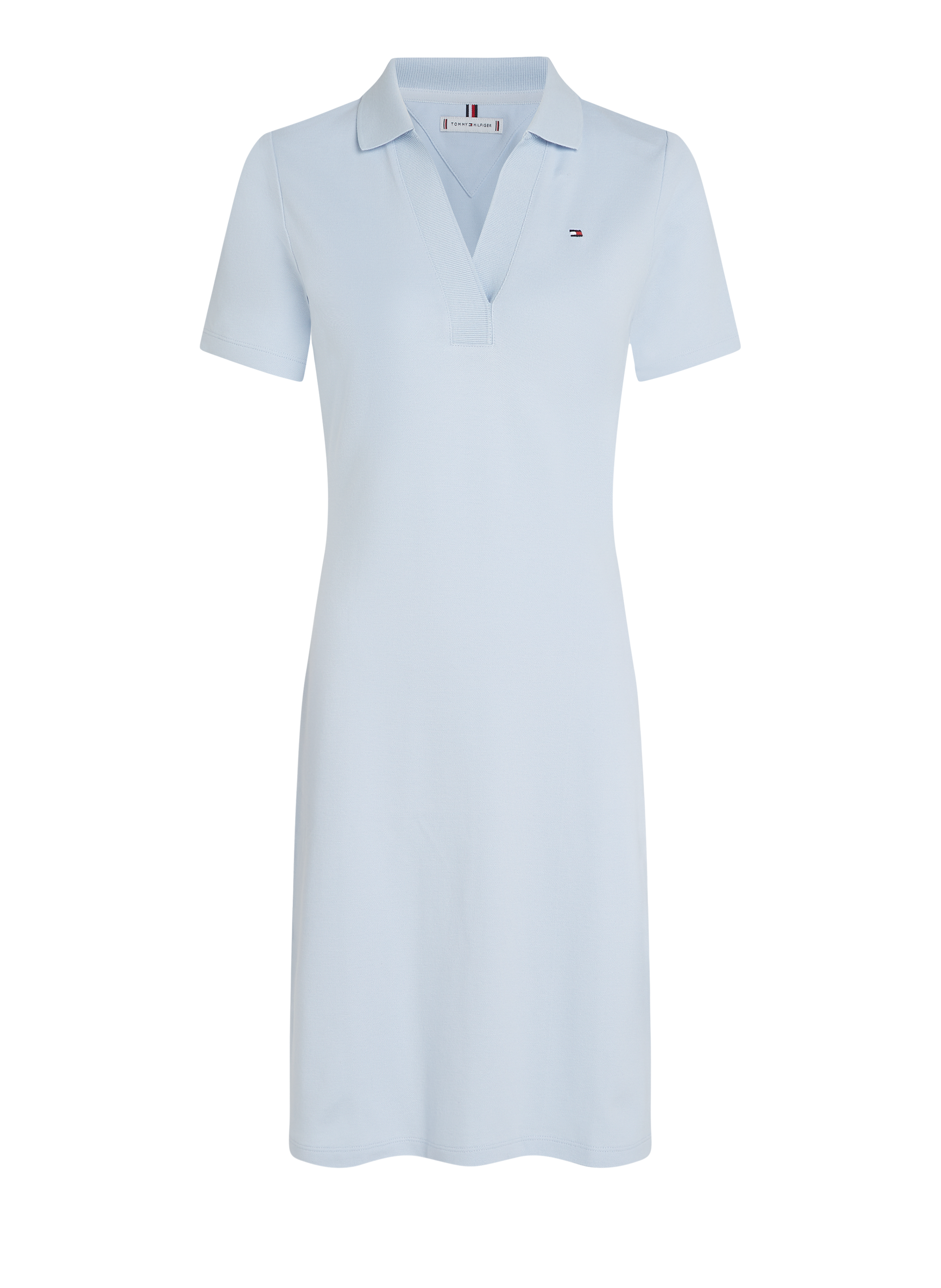 Robe polo courte en coton TOMMY HILFIGER Bleu