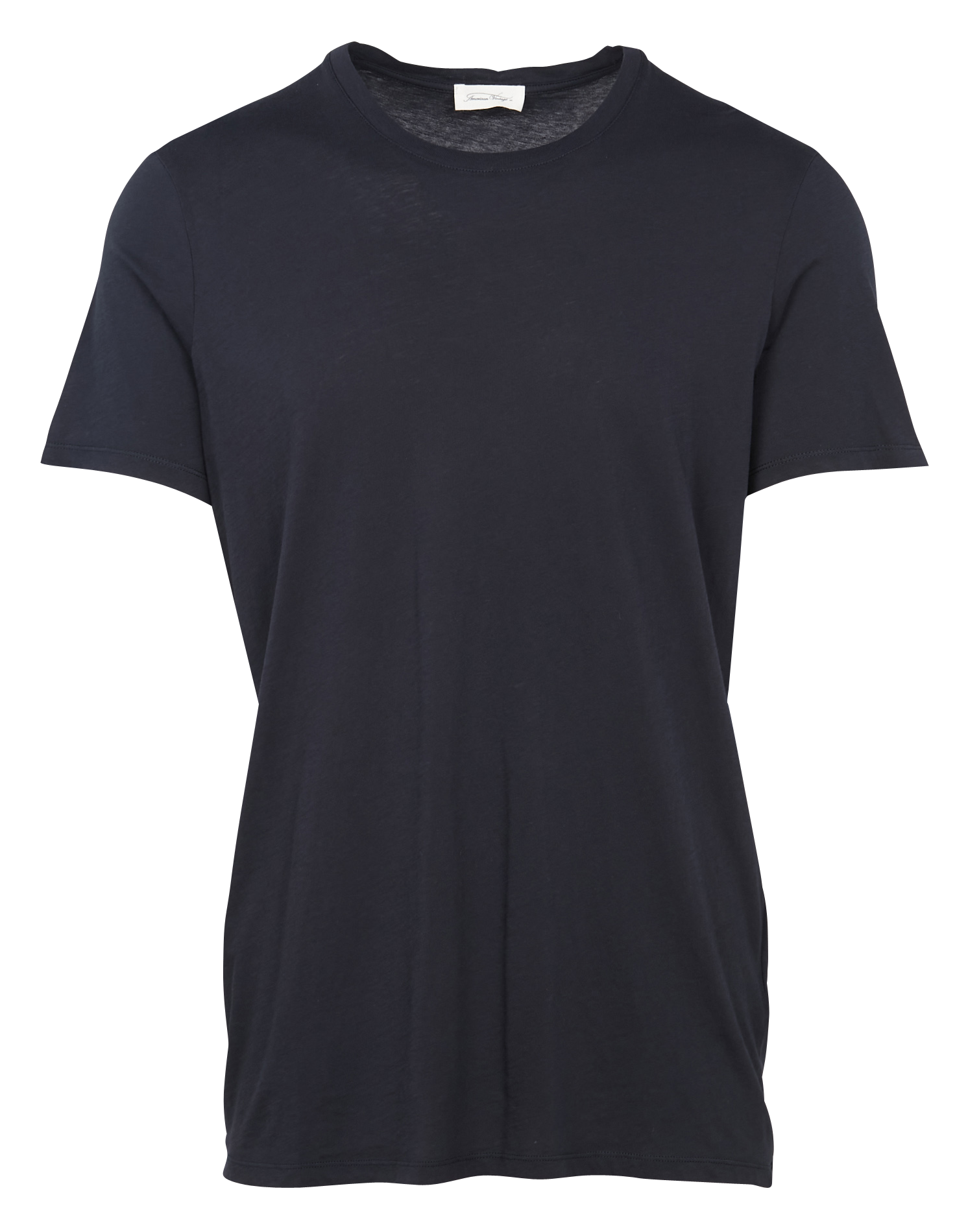 Tee-shirt col rond regular-fit en coton decatur AMERICAN VINTAGE Bleu