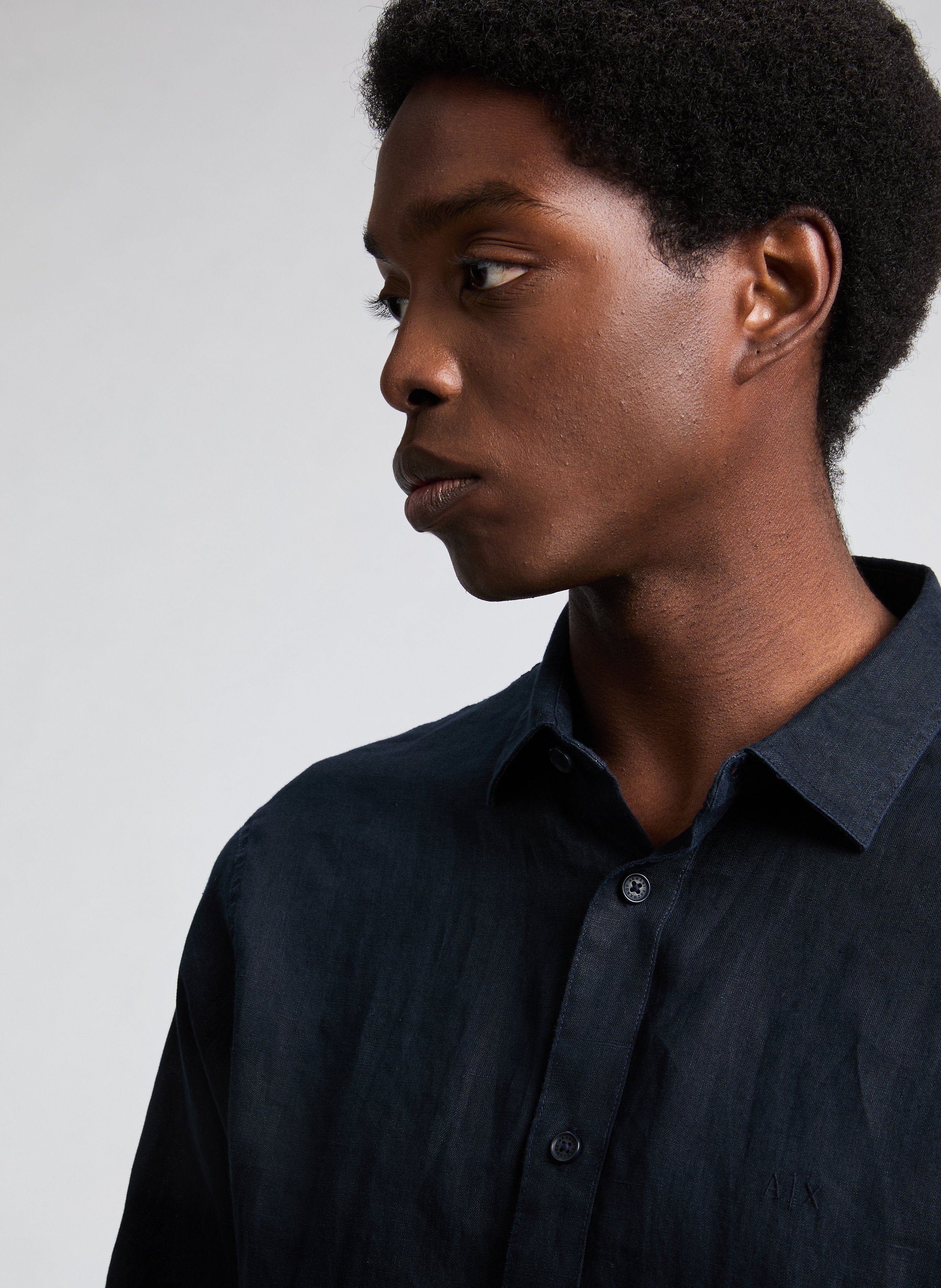 Chemise à manches courtes  ARMANI EXCHANGE Bleu