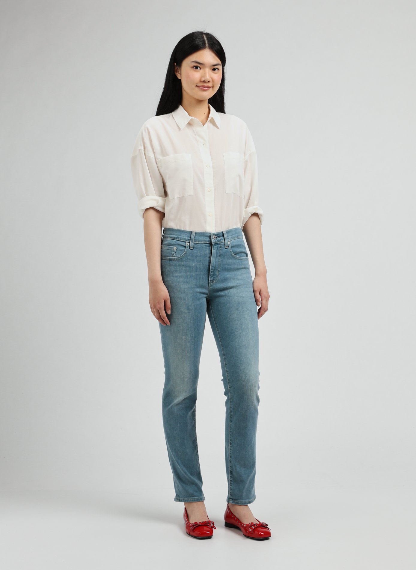 Jeans 724 Slim straight LEVI'S Bleu