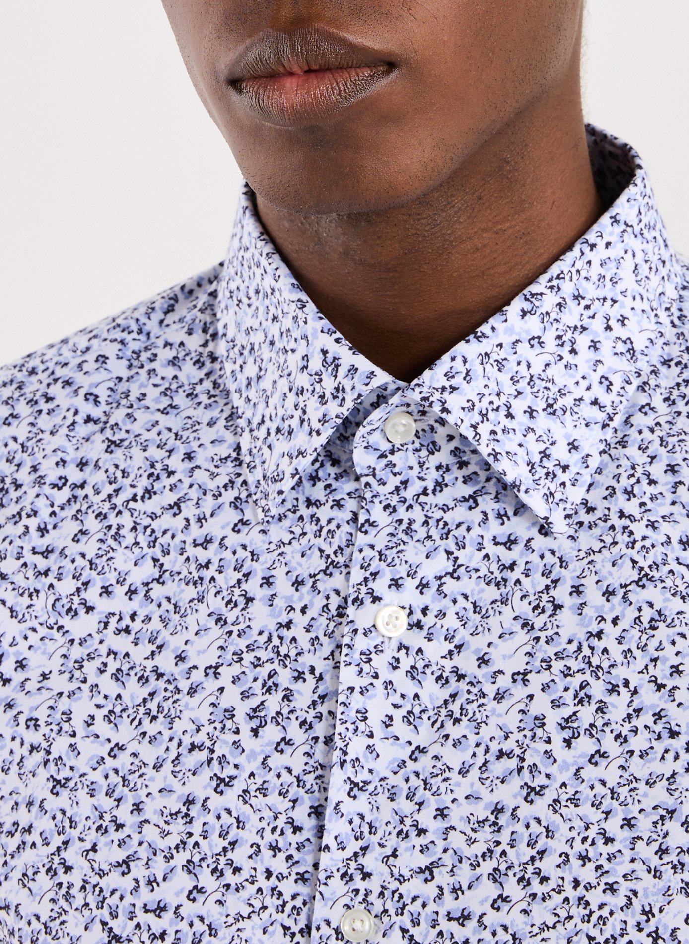 Chemise slim à imprimé florale  BOSS Multicolore