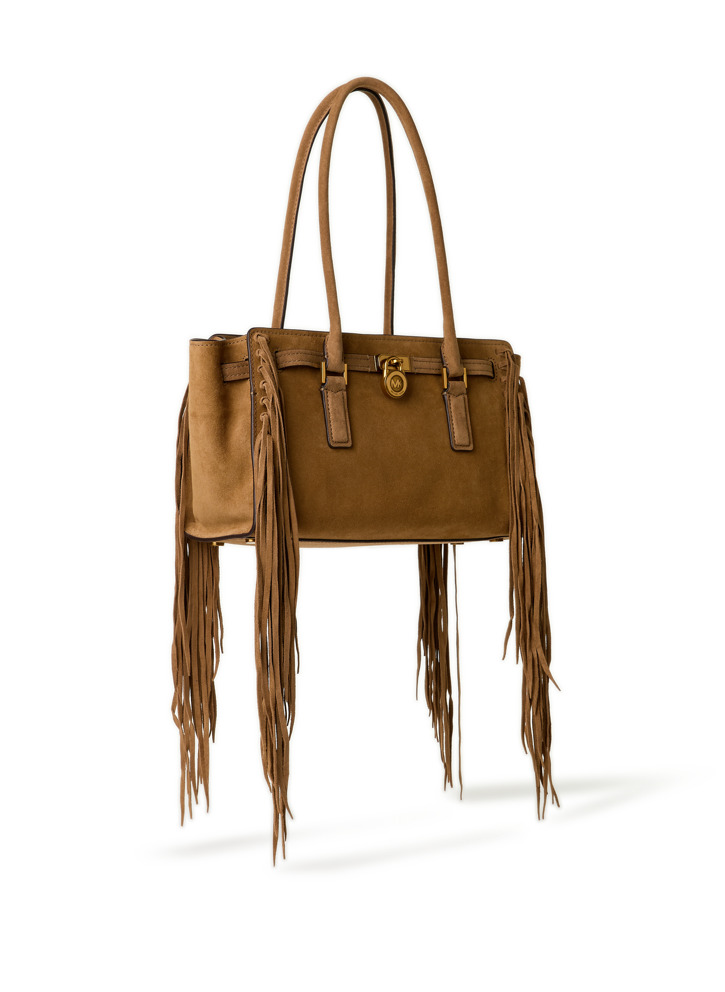 Sac à main Hamilton en cuir  MICHAEL KORS Marron