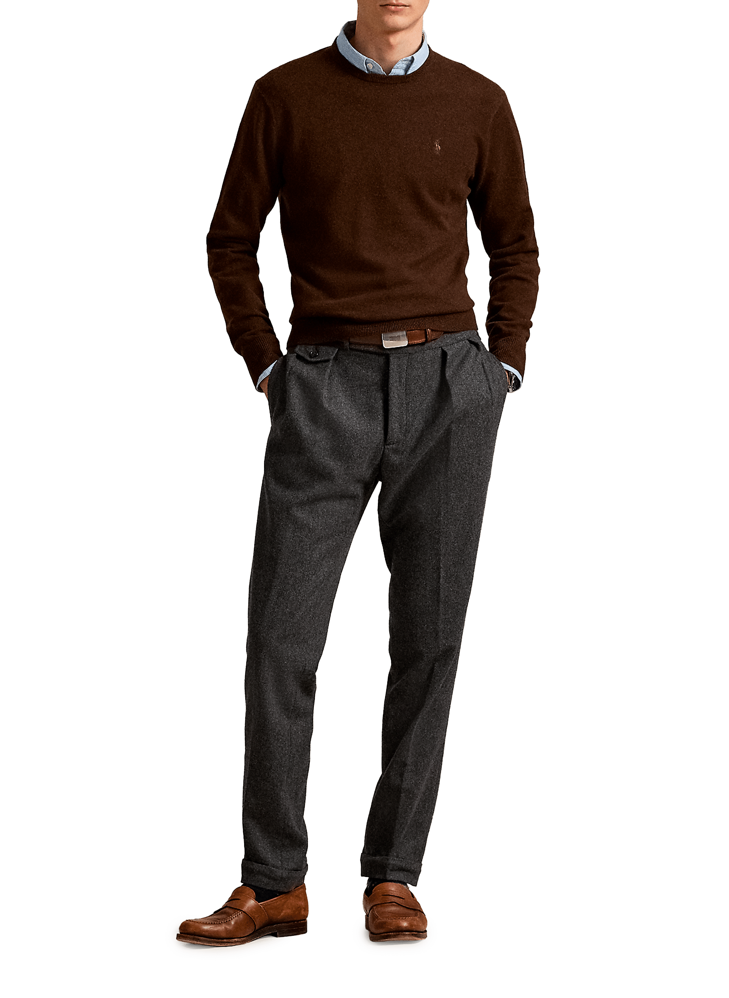  Round-neck wool jumper POLO RALPH LAUREN Beige