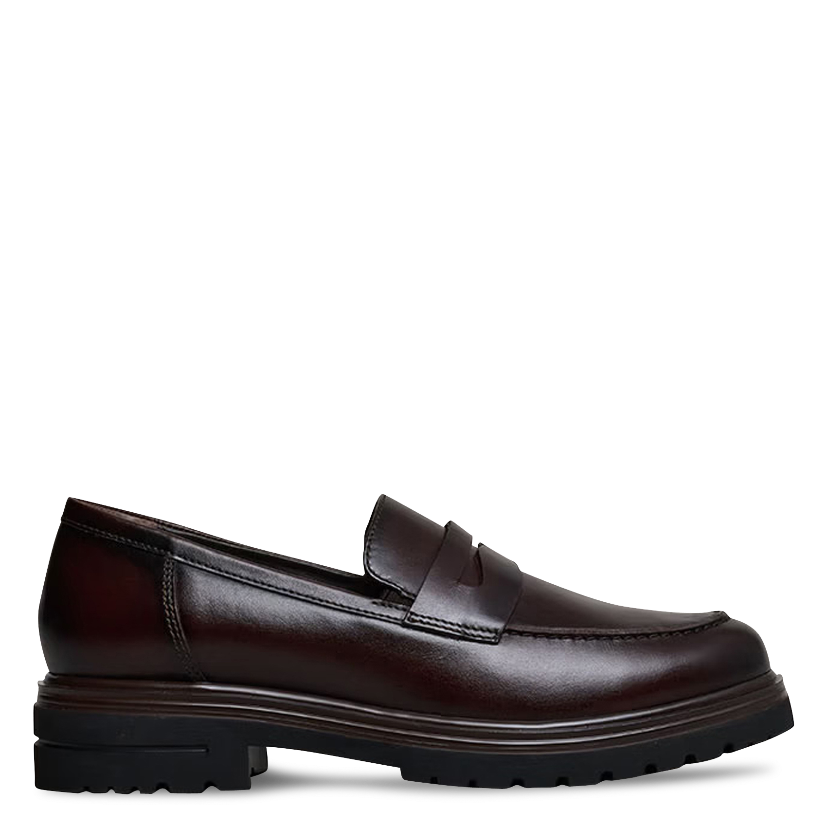 JONAK Mocassins en cuir arlo Rouge