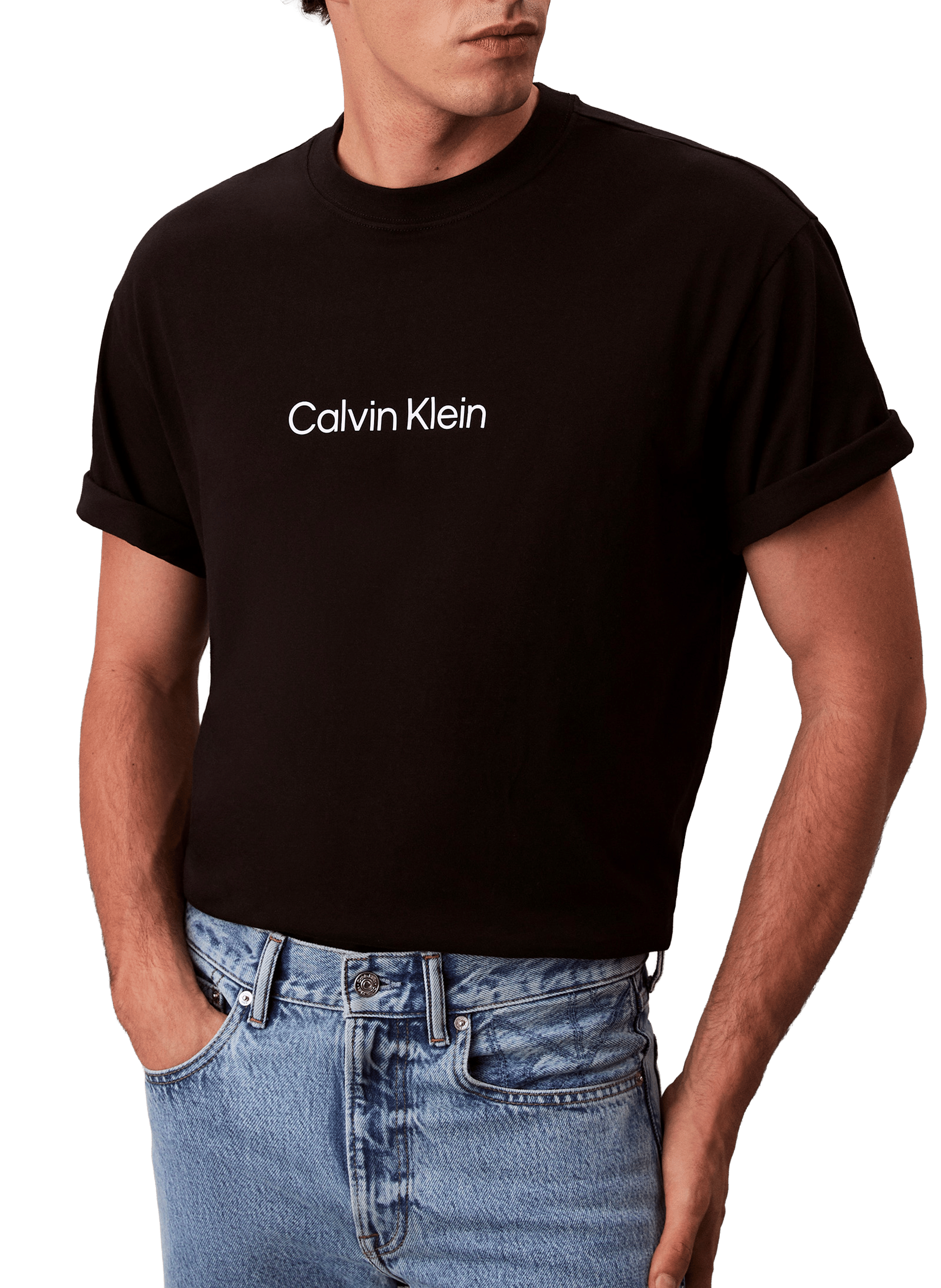 T-shirt en coton CALVIN KLEIN Noir