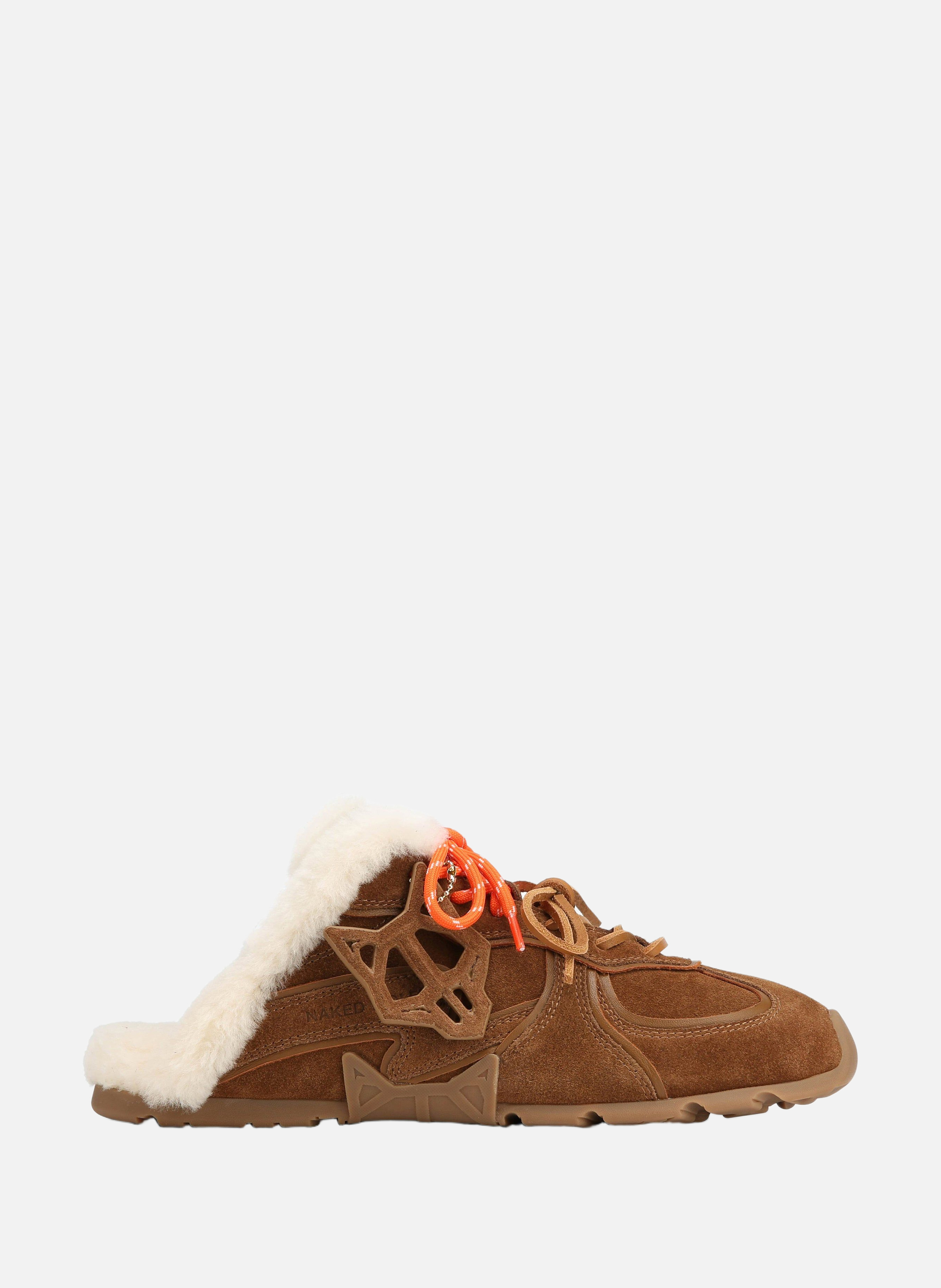 Mules arc NAKED WOLFE Marron
